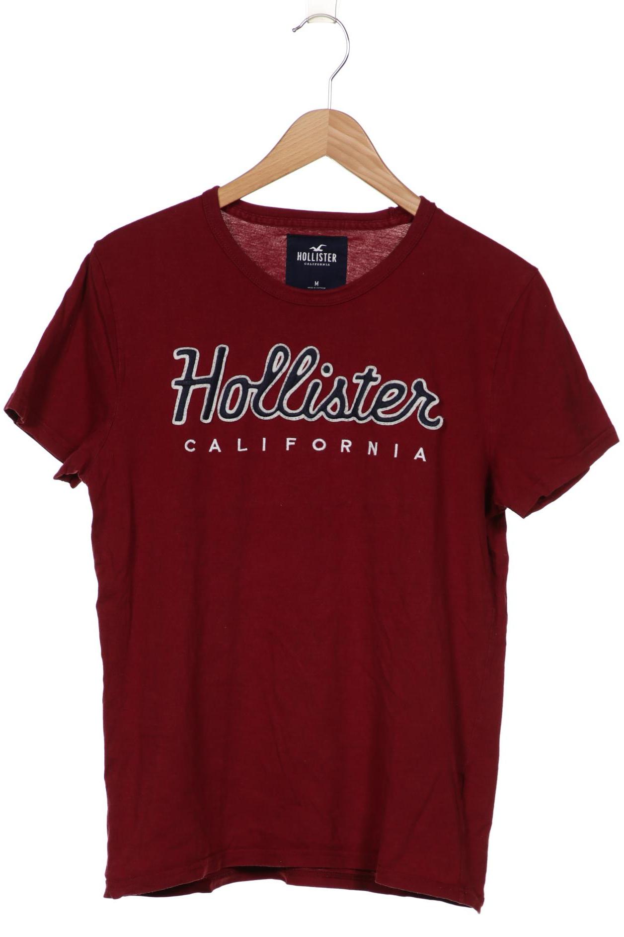 

Hollister Herren T-Shirt, bordeaux, Gr. 48