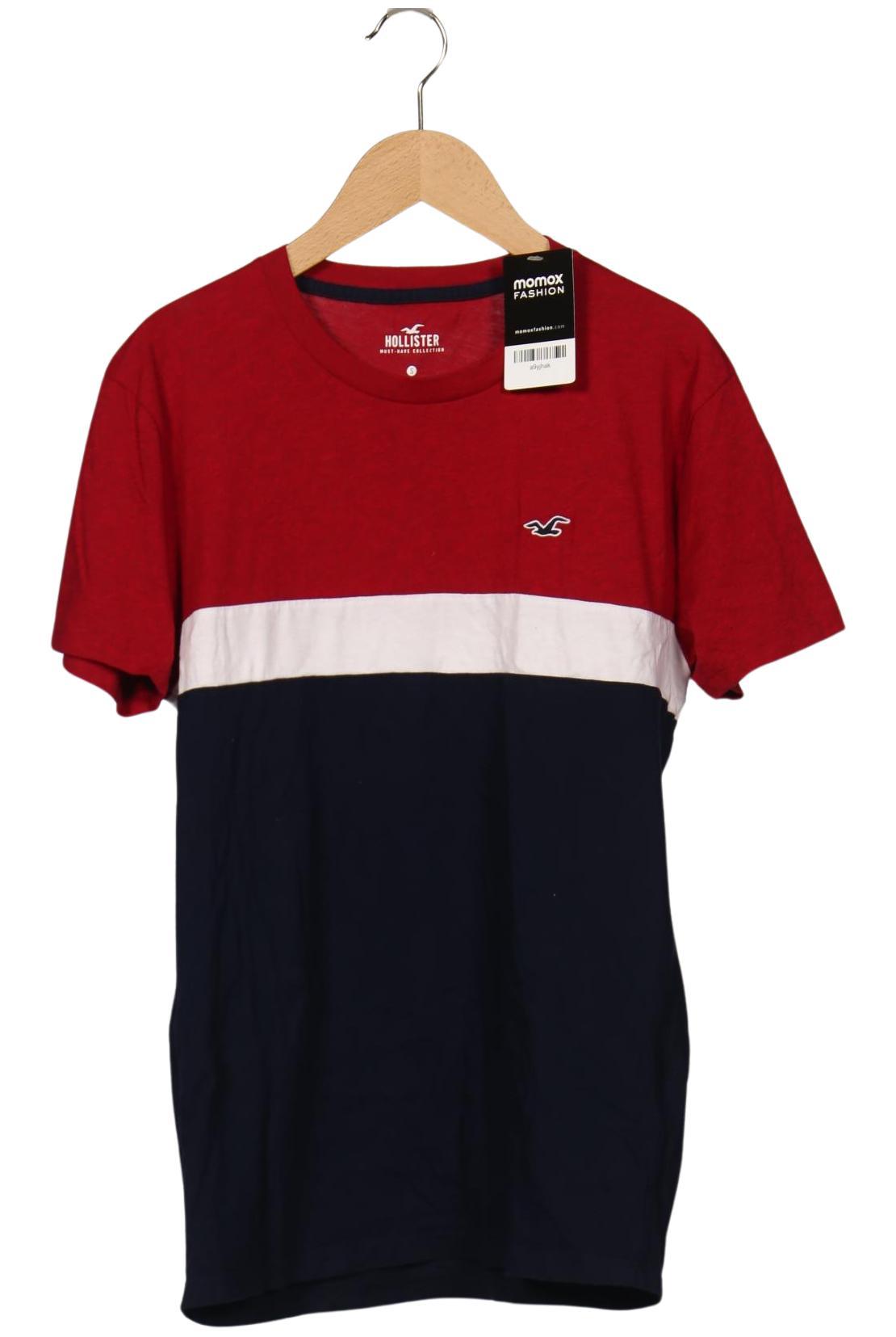 

Hollister Herren T-Shirt, bordeaux, Gr. 46
