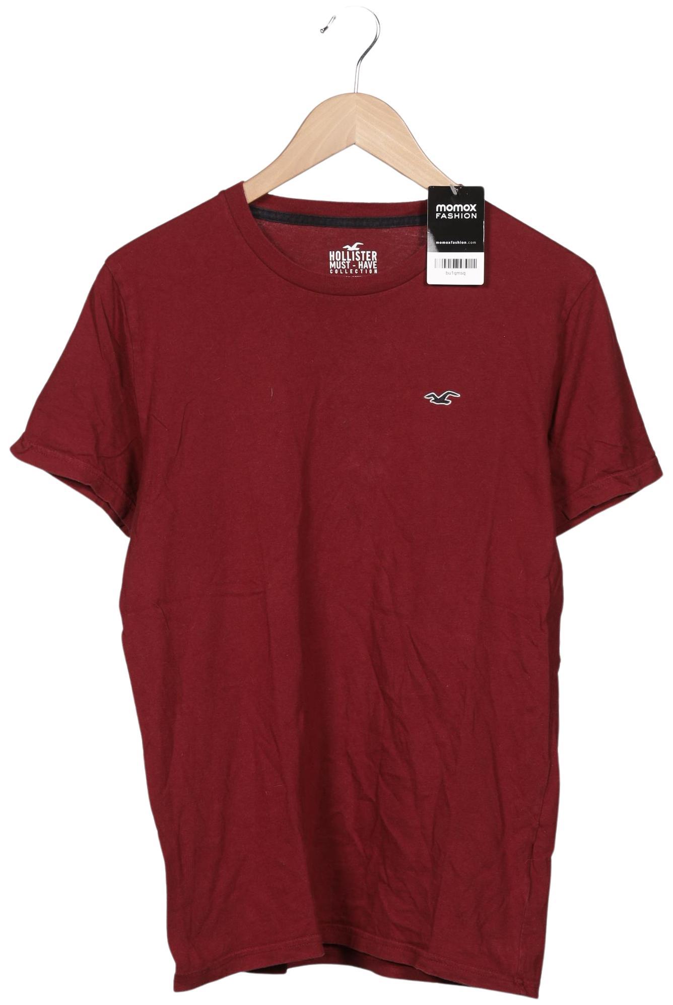 

Hollister Herren T-Shirt, bordeaux, Gr. 48