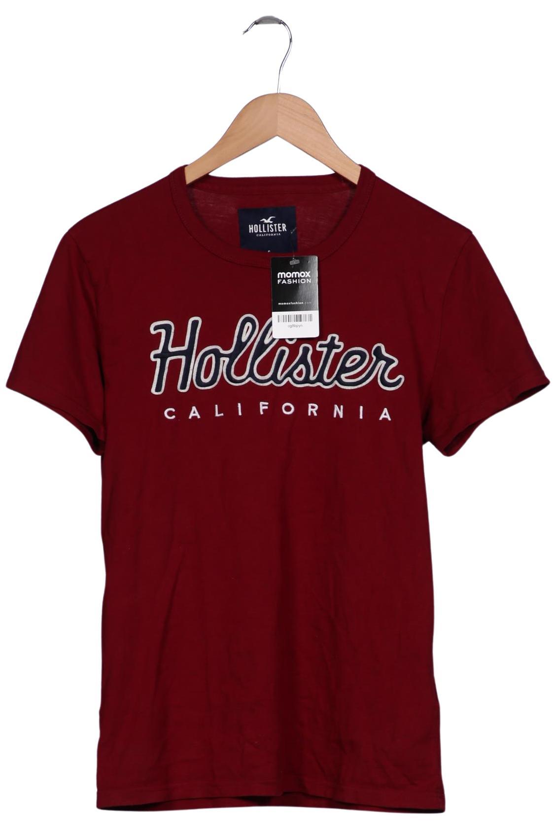 

Hollister Herren T-Shirt, bordeaux, Gr. 46