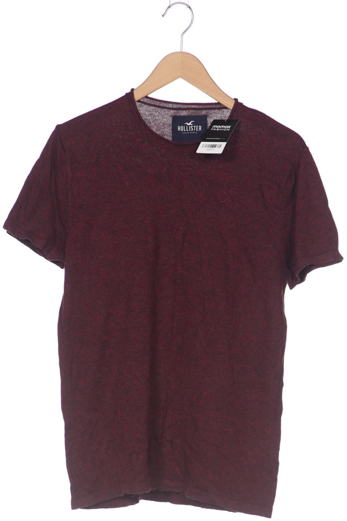 

Hollister Herren T-Shirt, bordeaux, Gr. 48