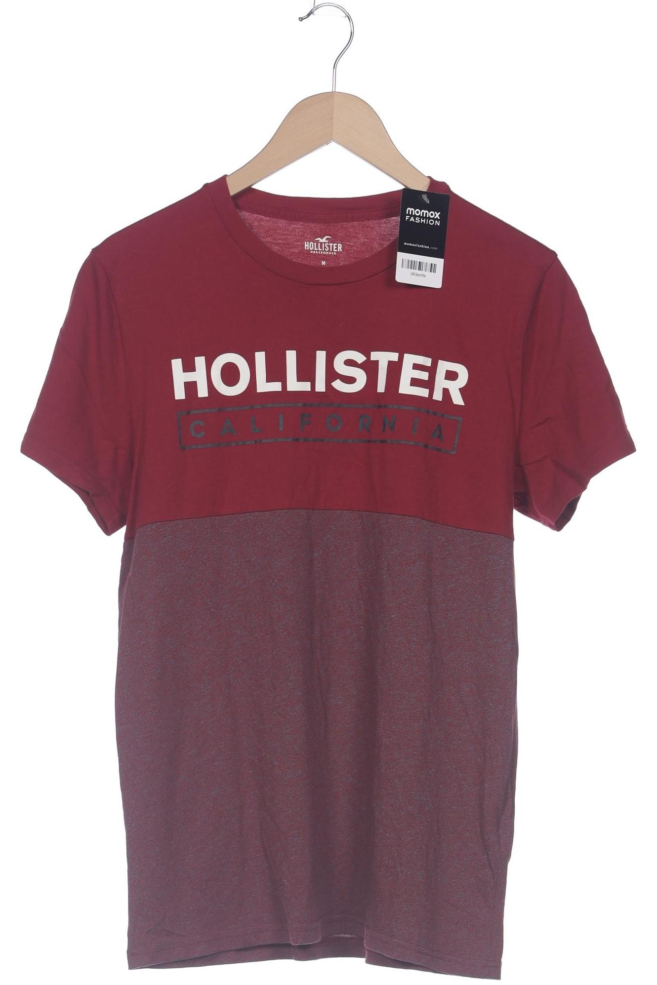 

Hollister Herren T-Shirt, bordeaux, Gr. 48