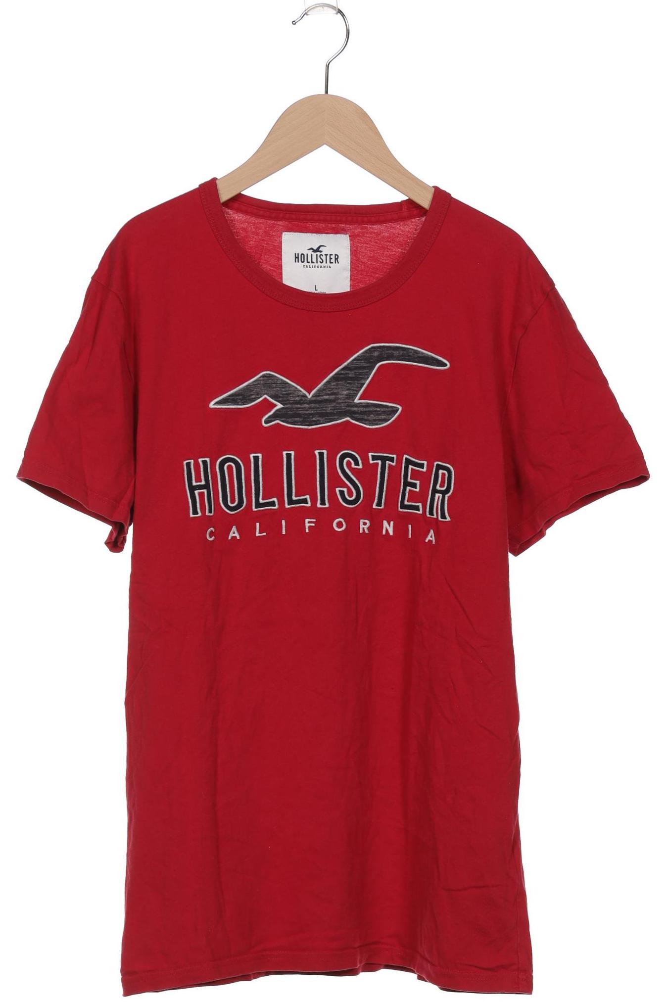 

Hollister Herren T-Shirt, rot, Gr. 52