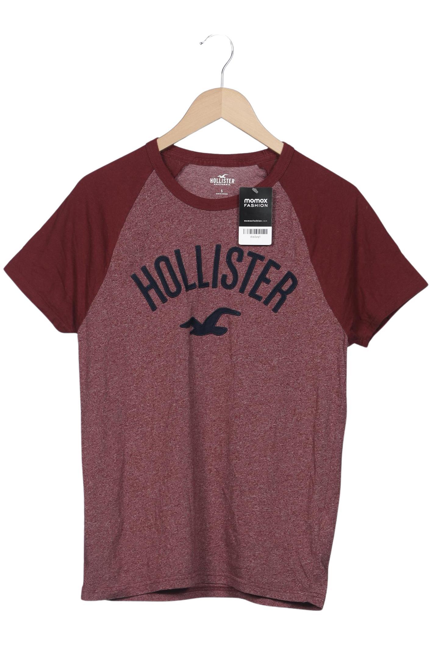 

Hollister Herren T-Shirt, bordeaux, Gr. 46