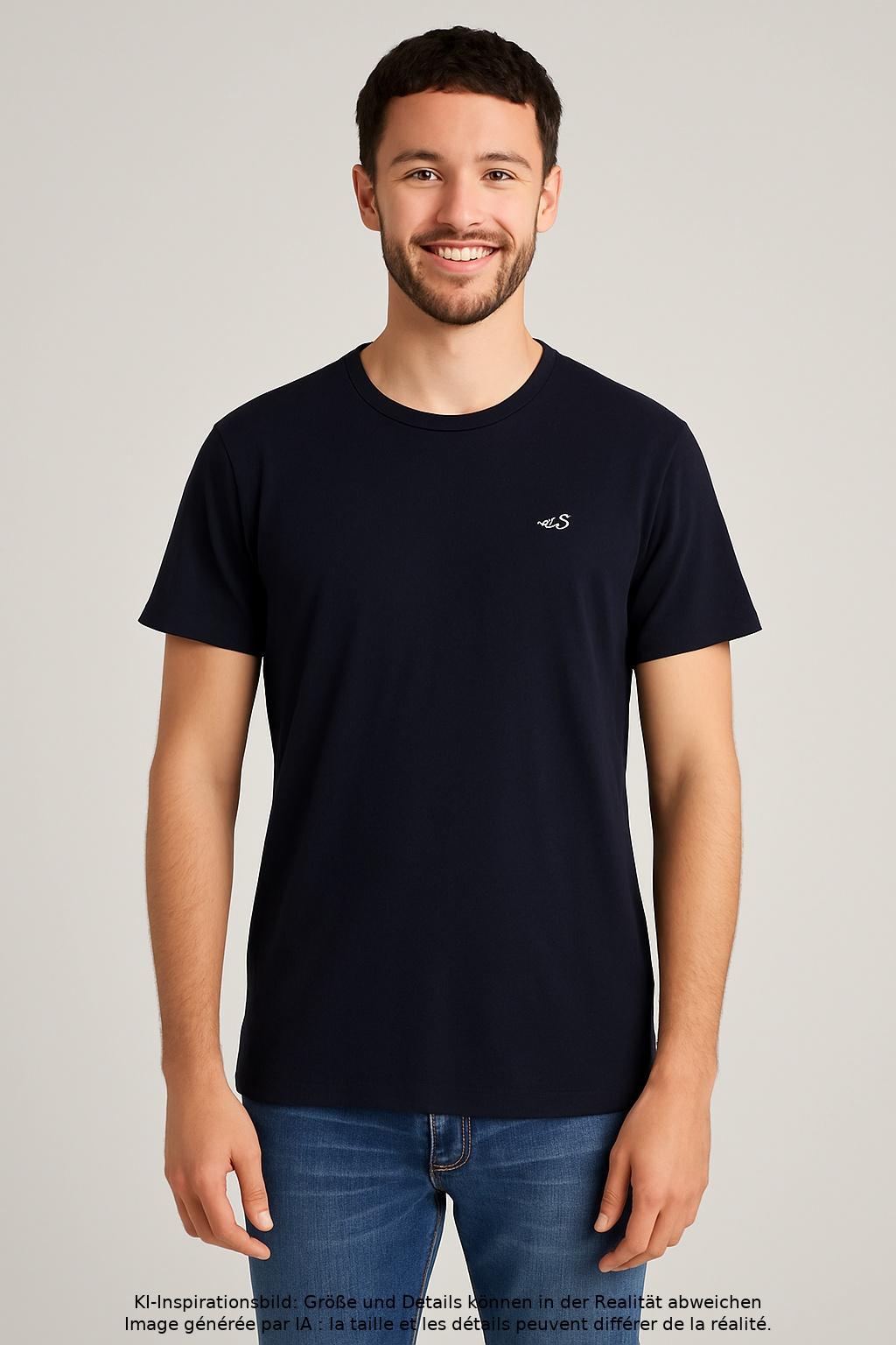 

Hollister Herren T-Shirt, marineblau, Gr. 52