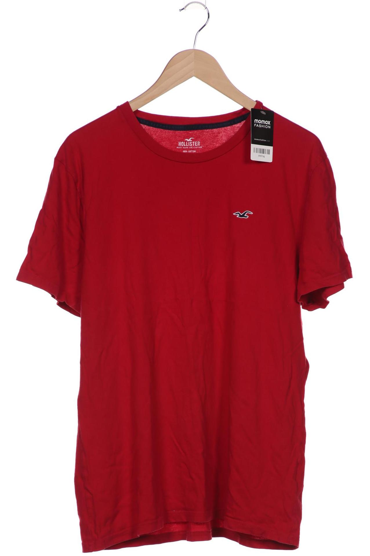 

Hollister Herren T-Shirt, bordeaux, Gr. 54