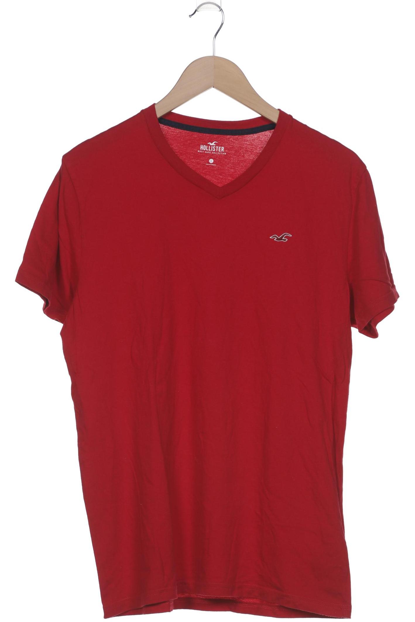 

Hollister Herren T-Shirt, rot, Gr. 52