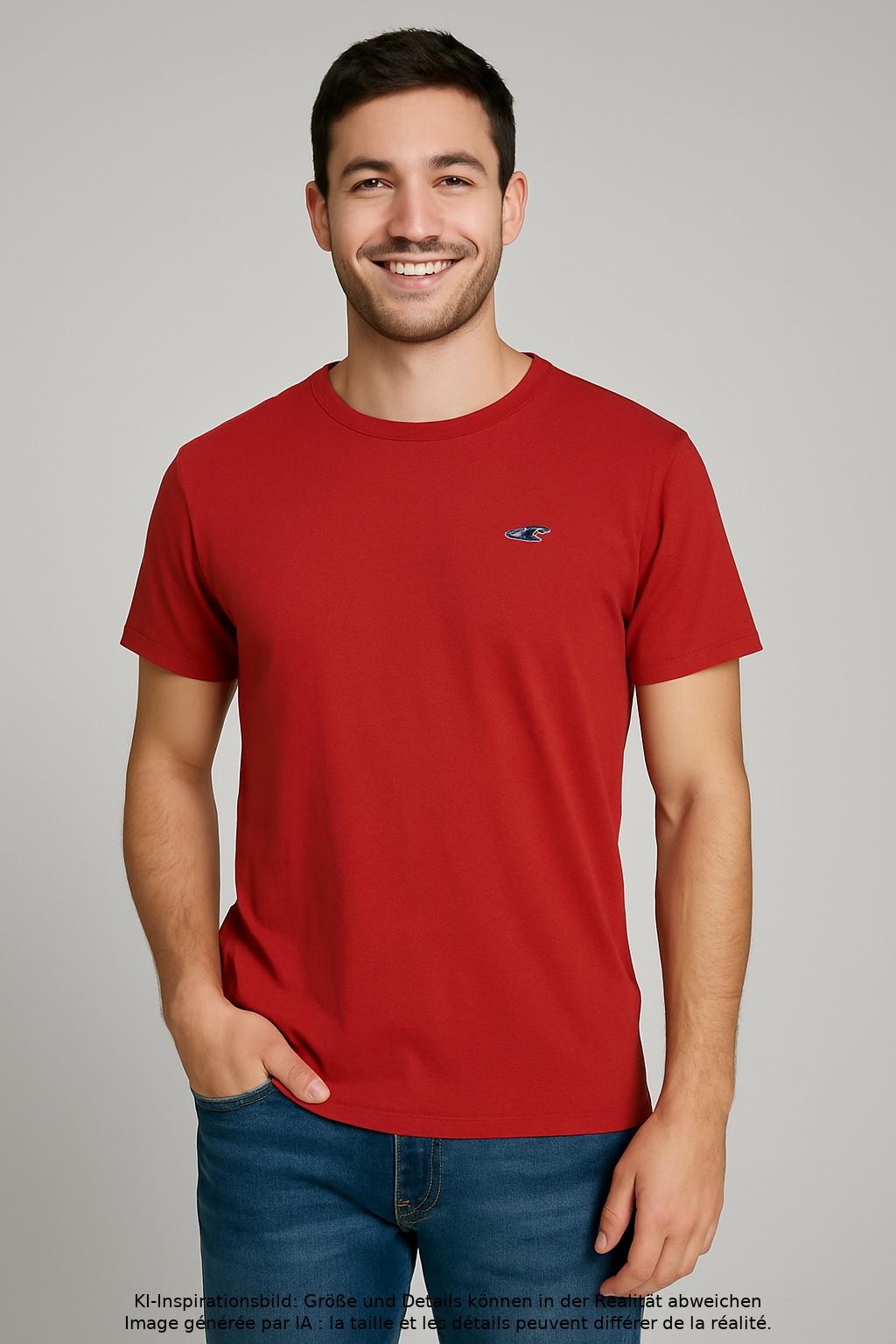 

Hollister Herren T-Shirt, rot, Gr. 52
