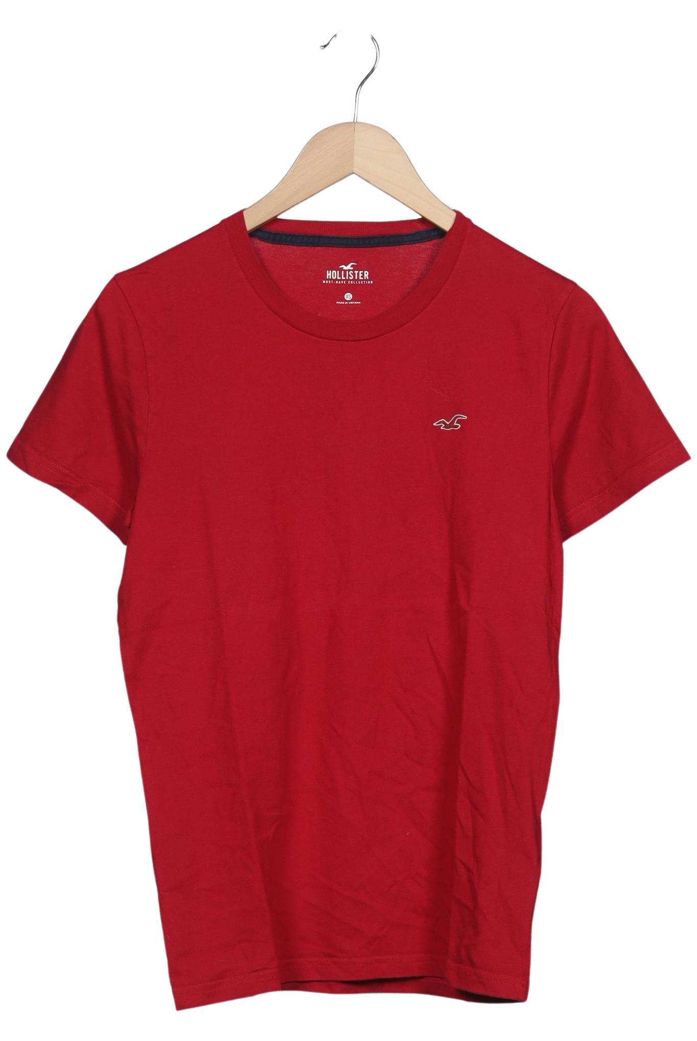 

Hollister Herren T-Shirt, rot, Gr. 44