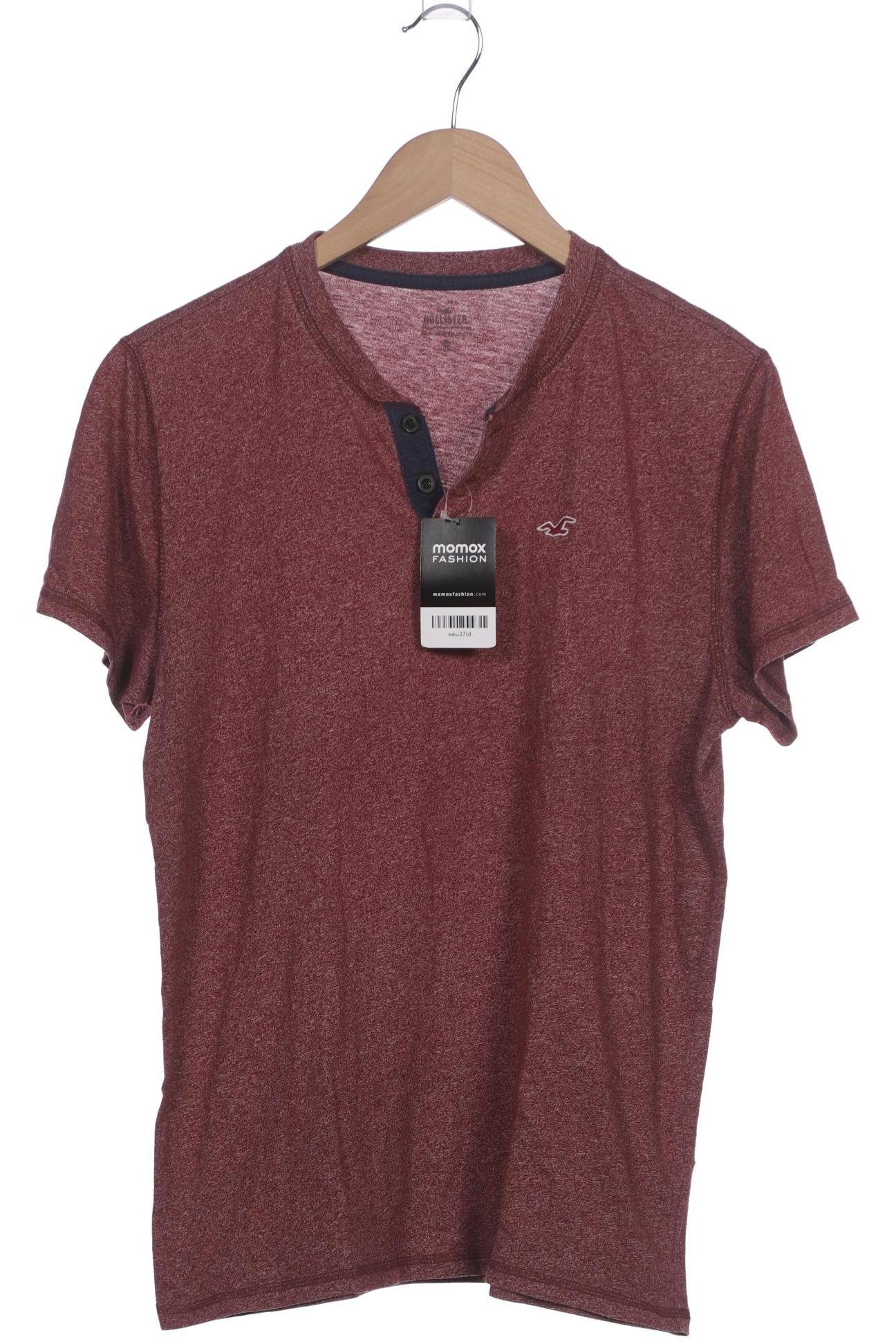 

Hollister Herren T-Shirt, bordeaux, Gr. 46
