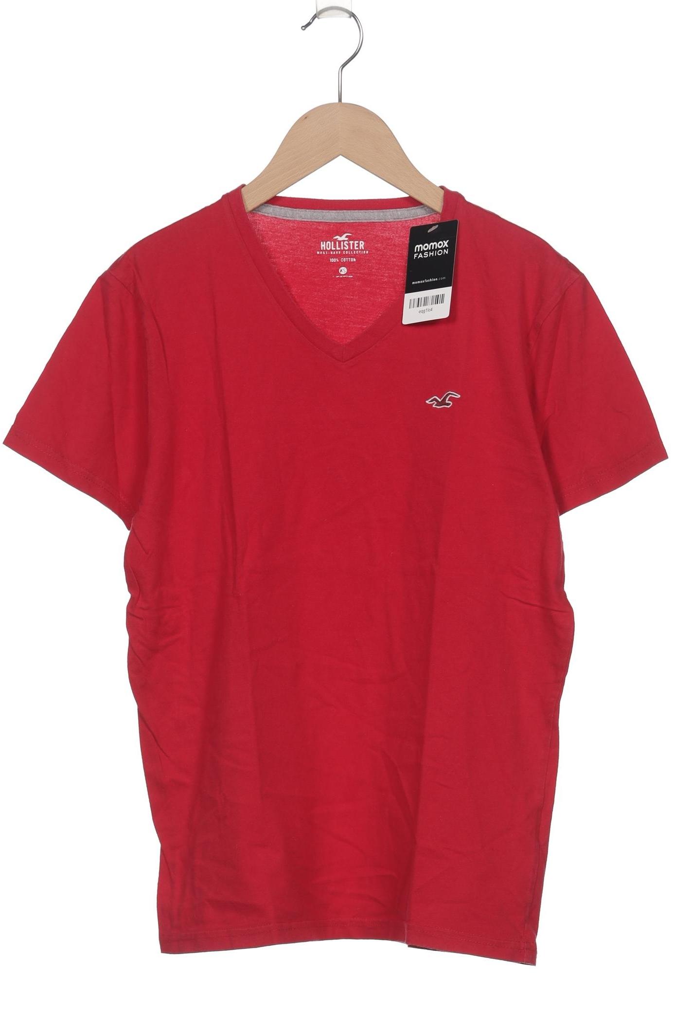 

Hollister Herren T-Shirt, rot, Gr. 44
