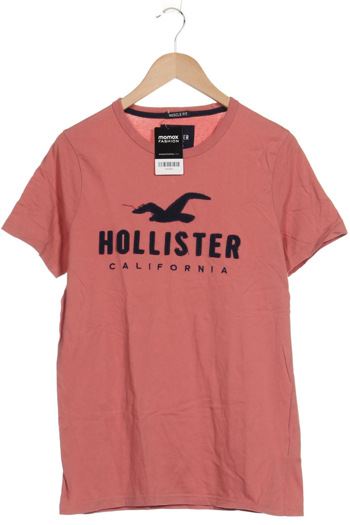 

Hollister Herren T-Shirt, pink, Gr. 52