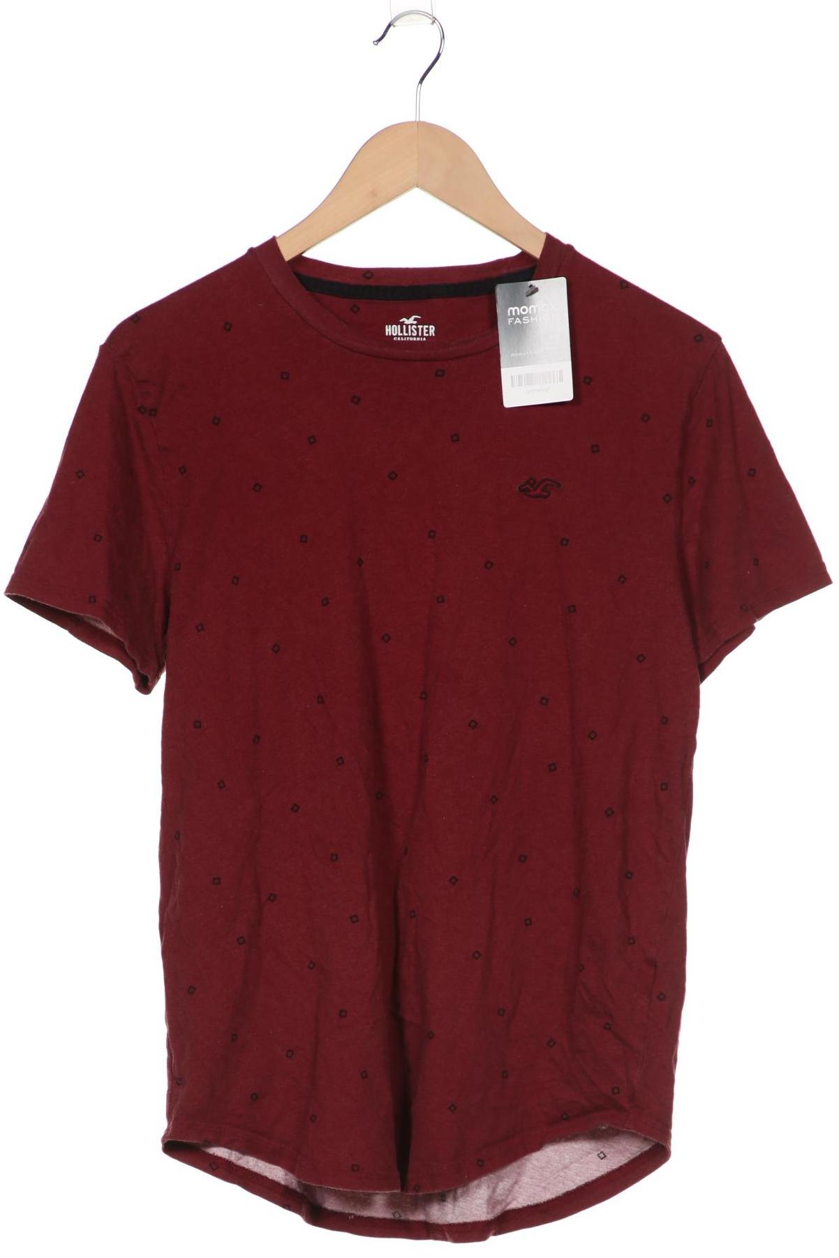 

Hollister Herren T-Shirt, bordeaux, Gr. 48