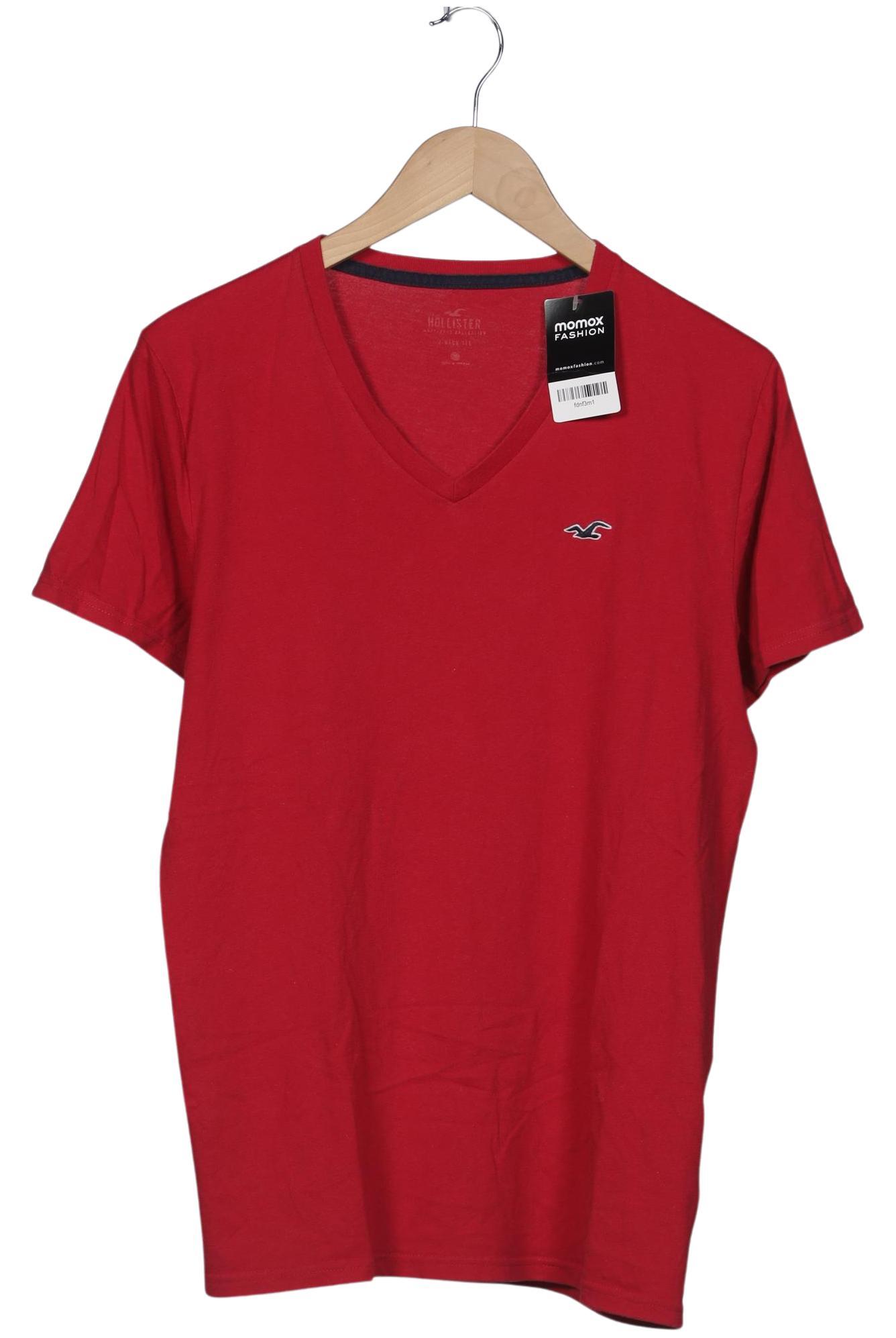 

Hollister Herren T-Shirt, rot, Gr. 48