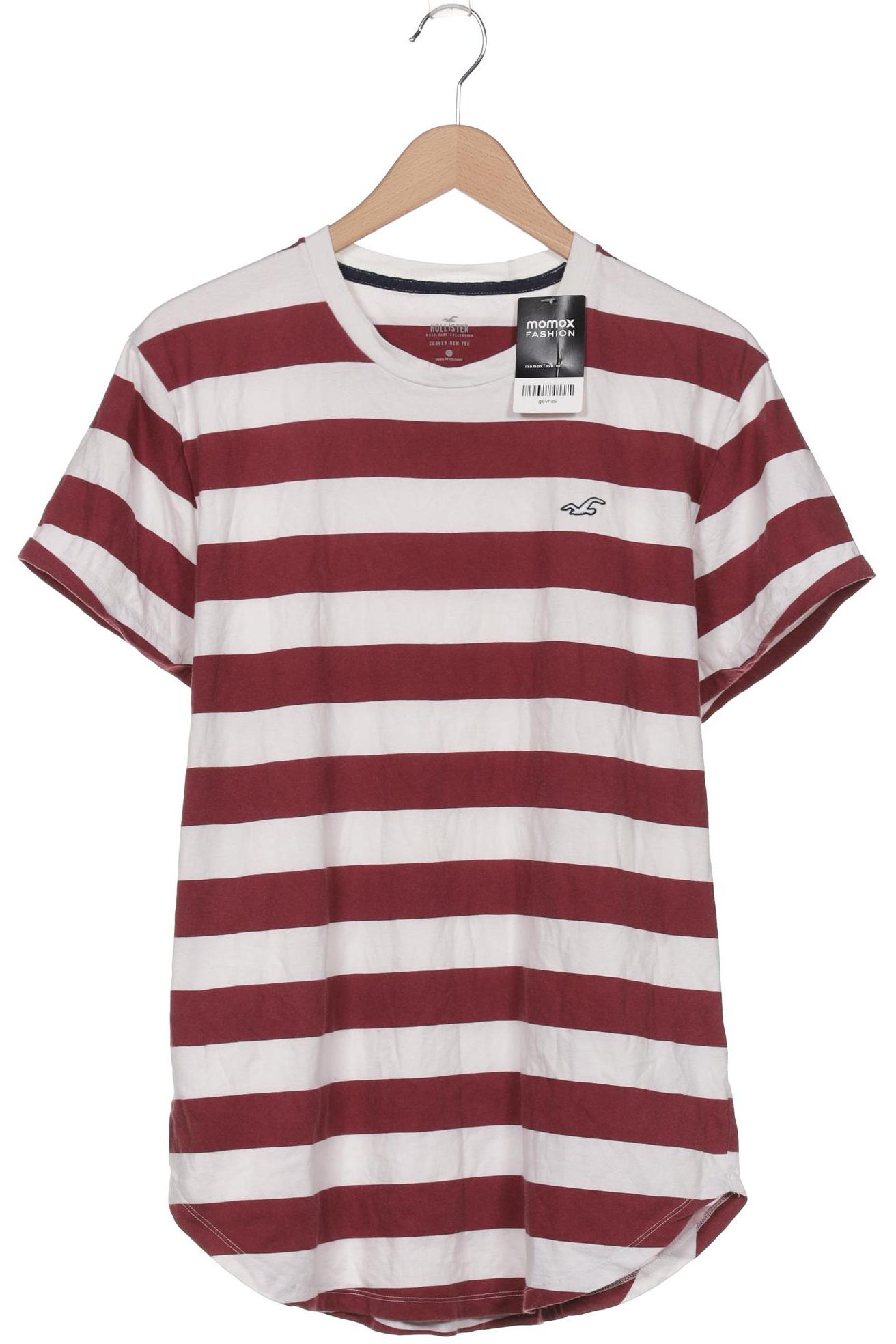 

Hollister Herren T-Shirt, bordeaux, Gr. 54