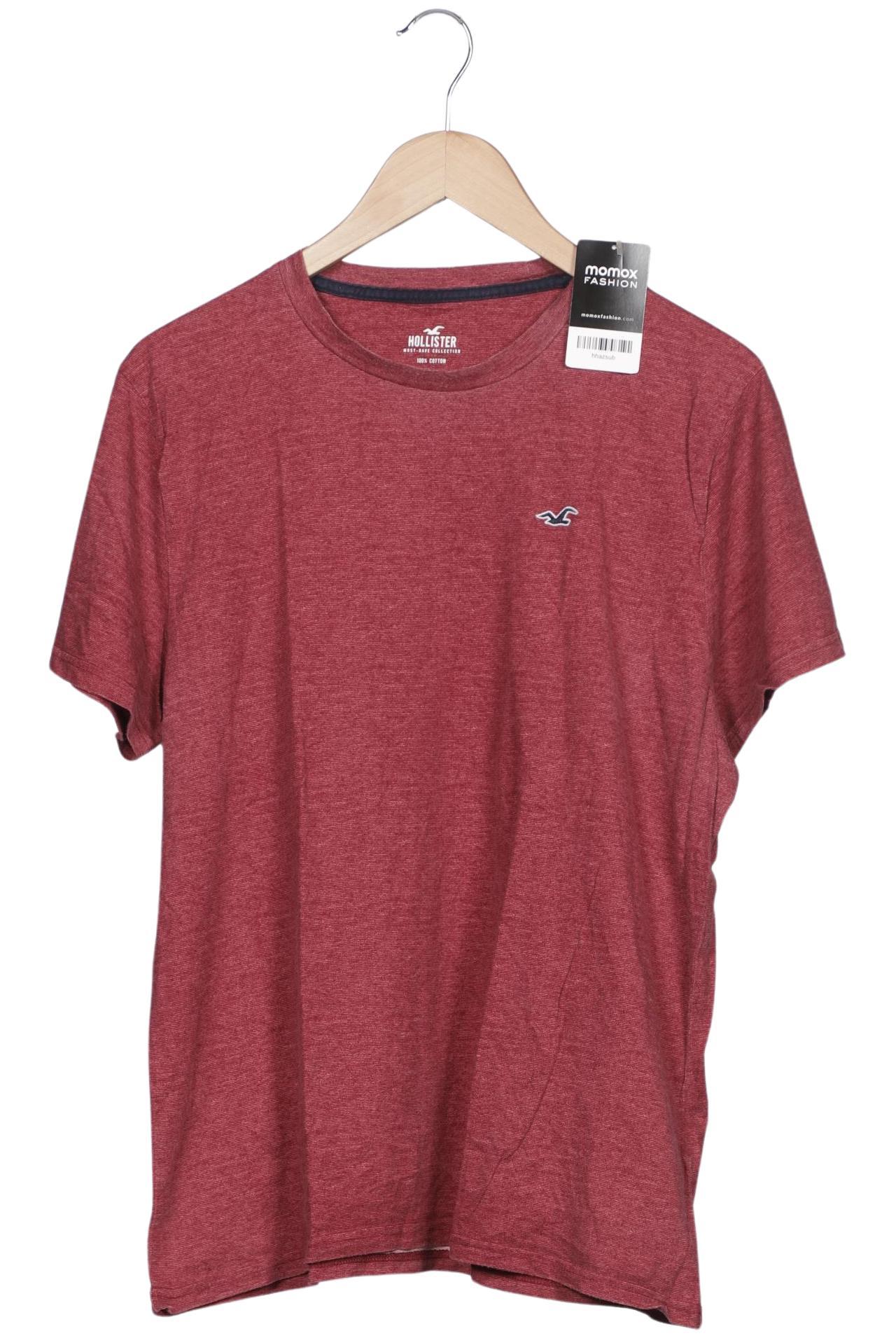 

Hollister Herren T-Shirt, bordeaux, Gr. 54