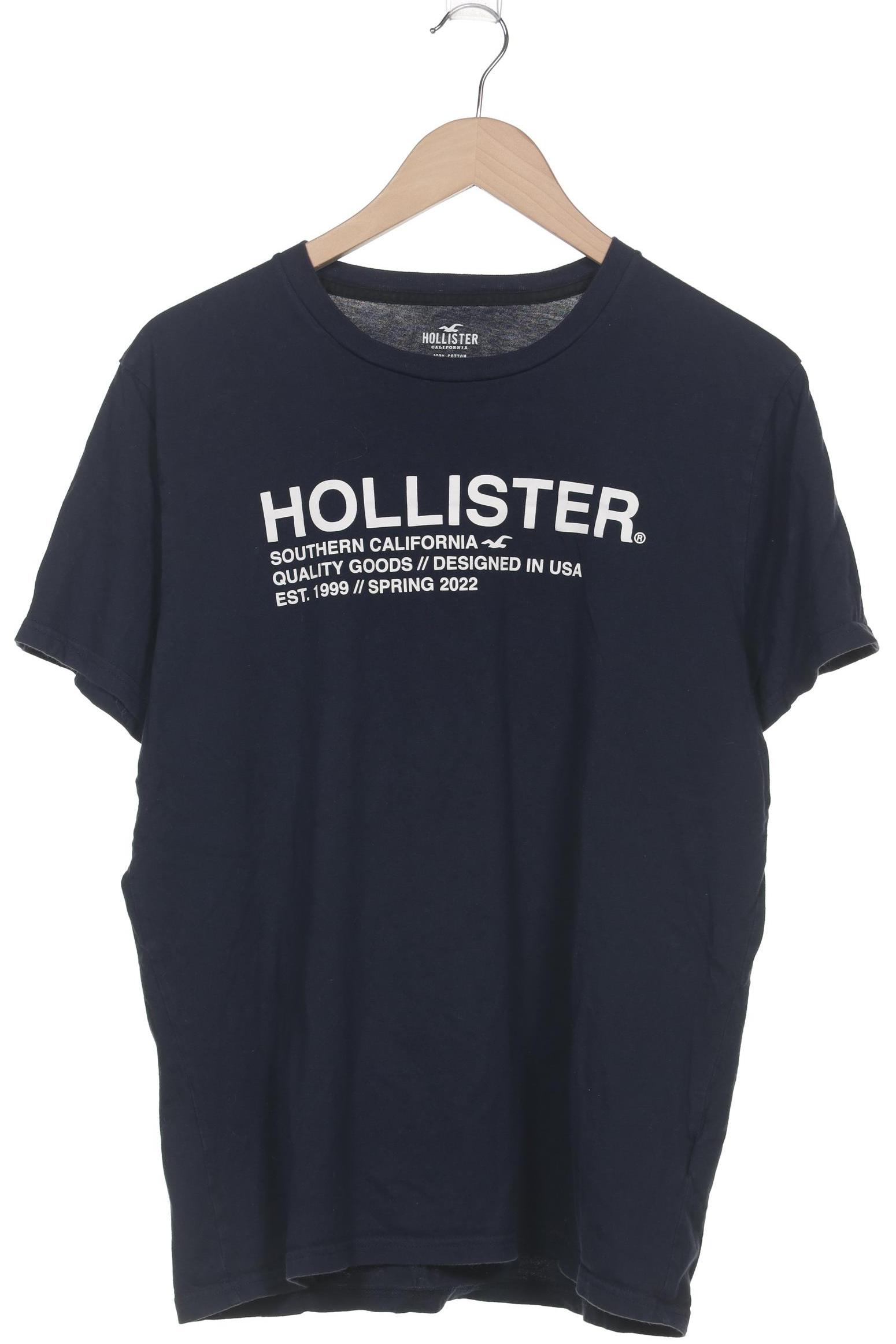 

Hollister Herren T-Shirt, marineblau, Gr. 52