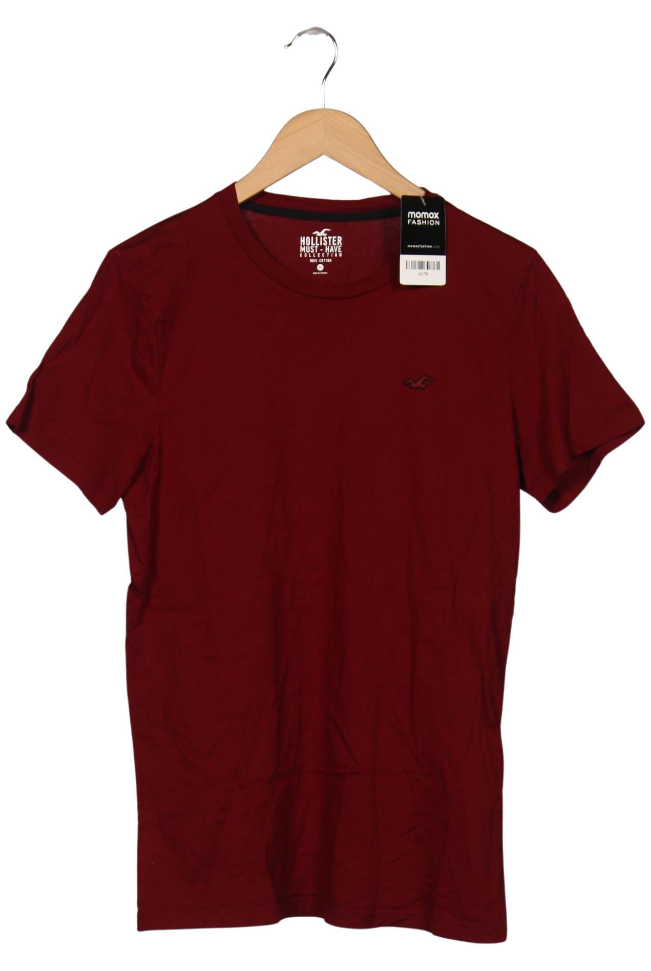 

Hollister Herren T-Shirt, bordeaux, Gr. 48