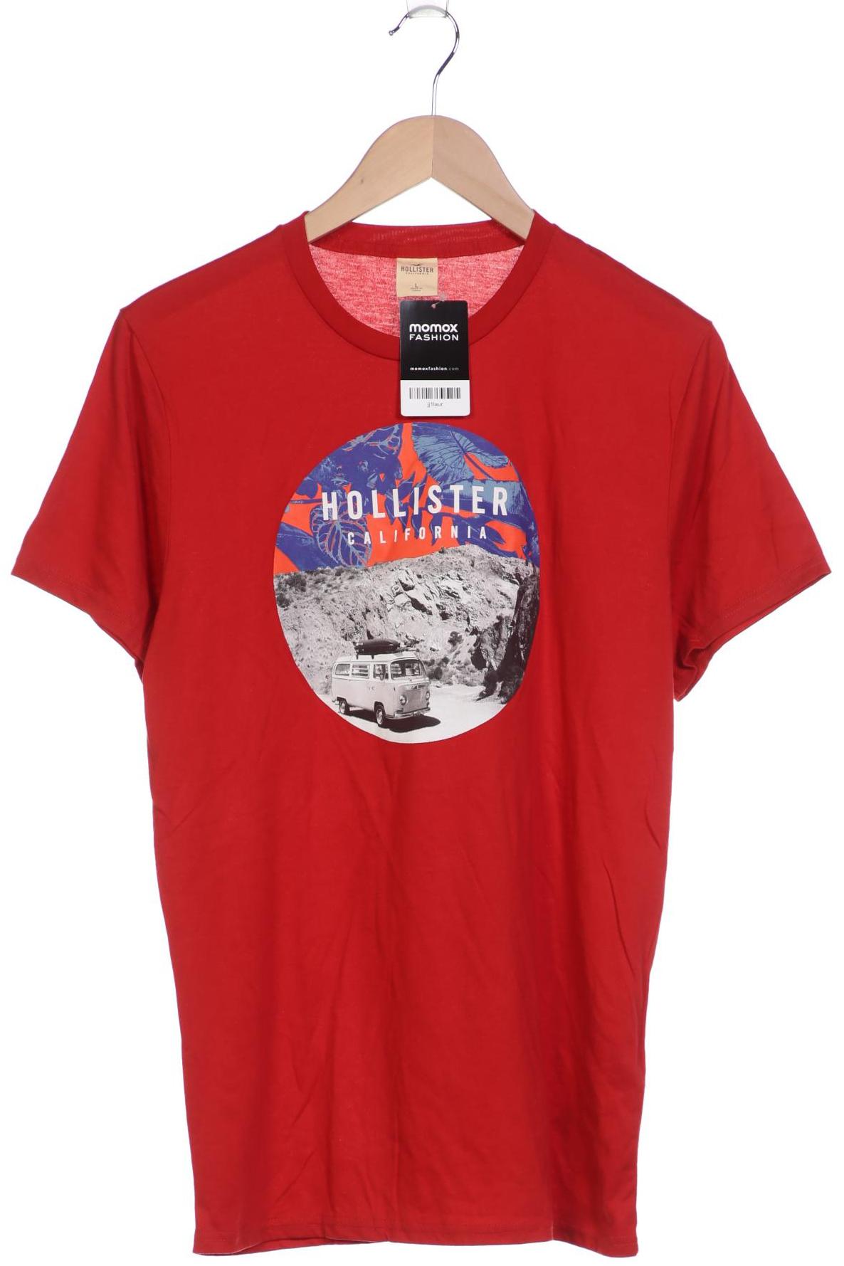 

Hollister Herren T-Shirt, rot, Gr. 52