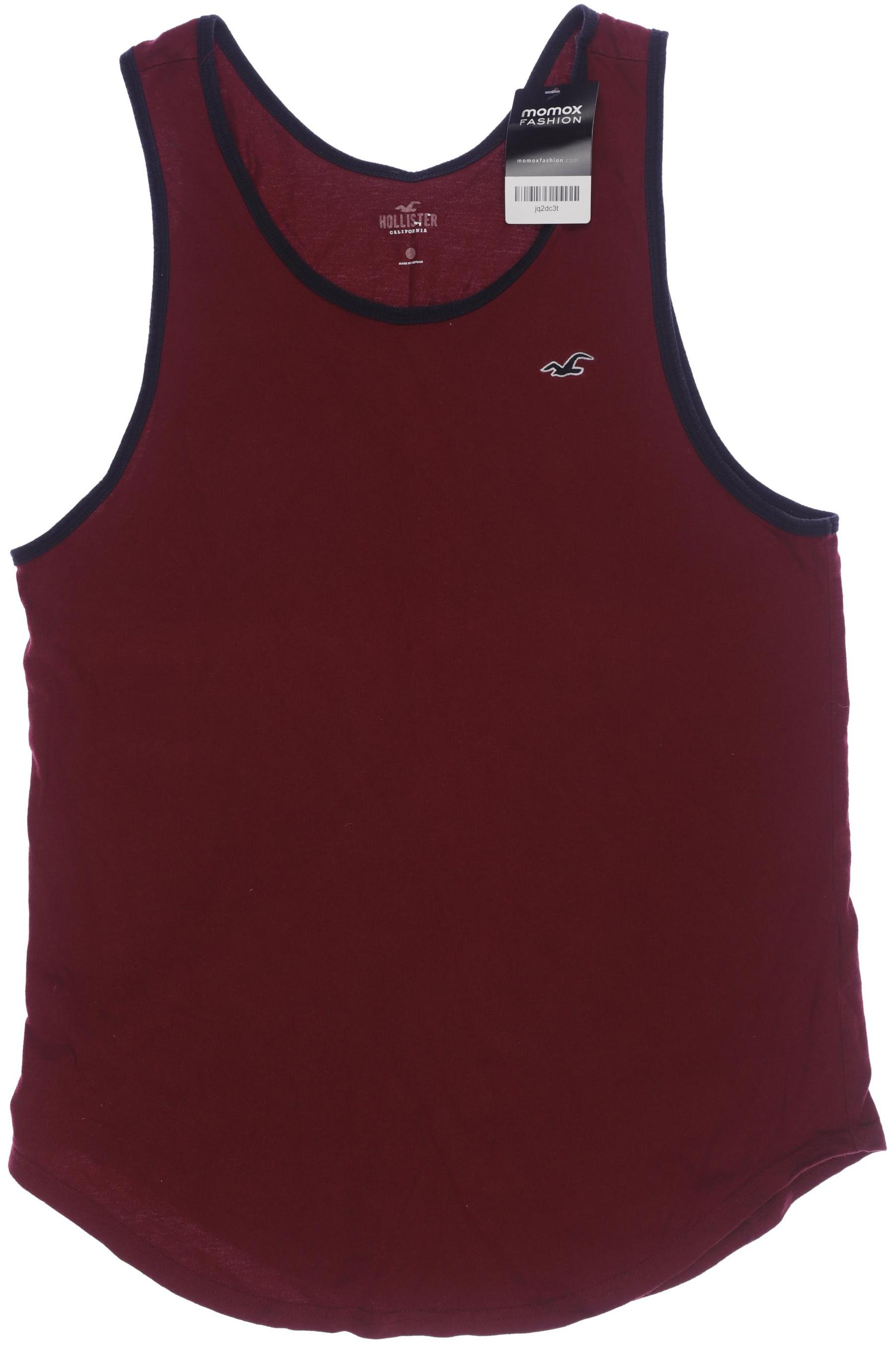 

Hollister Herren T-Shirt, bordeaux, Gr. 48