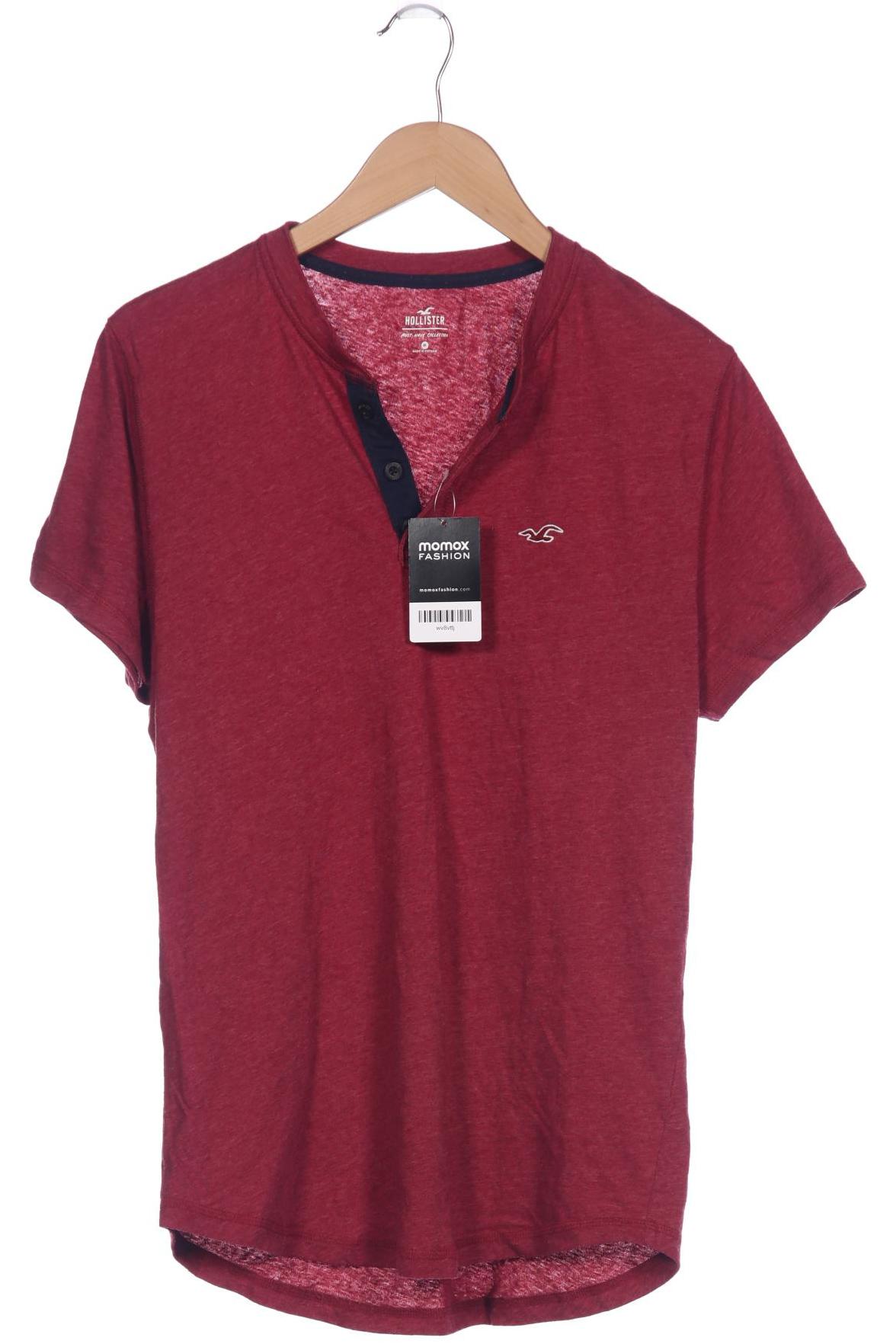 

Hollister Herren T-Shirt, bordeaux, Gr. 48