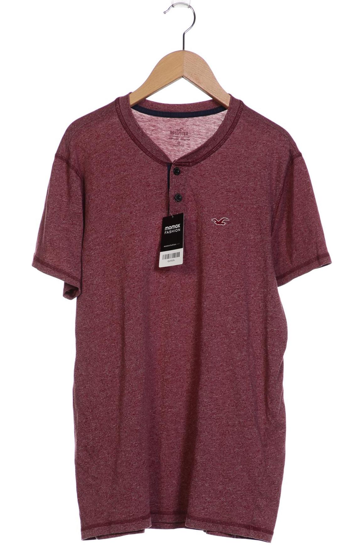 

Hollister Herren T-Shirt, bordeaux, Gr. 48