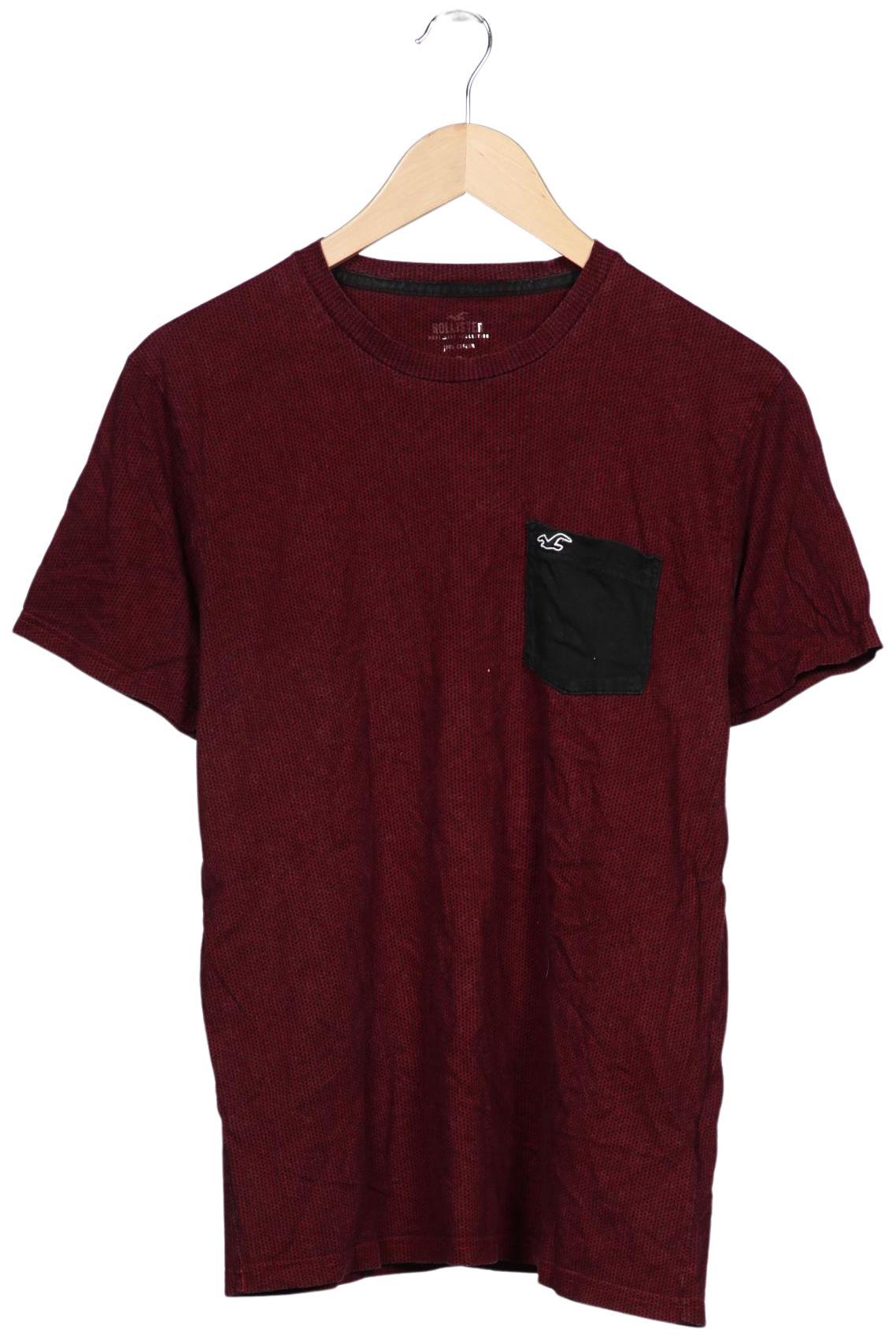 

Hollister Herren T-Shirt, bordeaux, Gr. 52