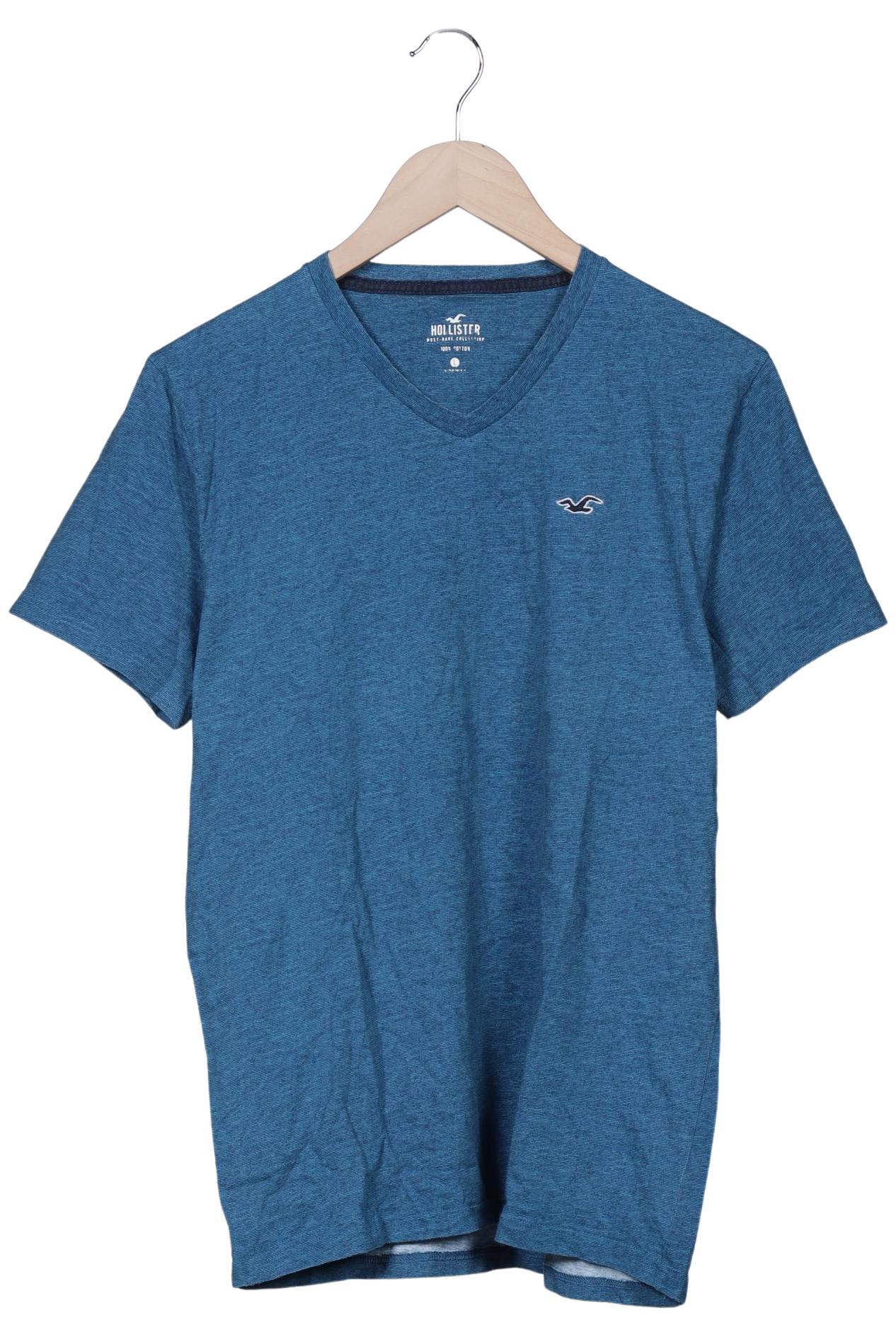

Hollister Herren T-Shirt, blau, Gr. 52