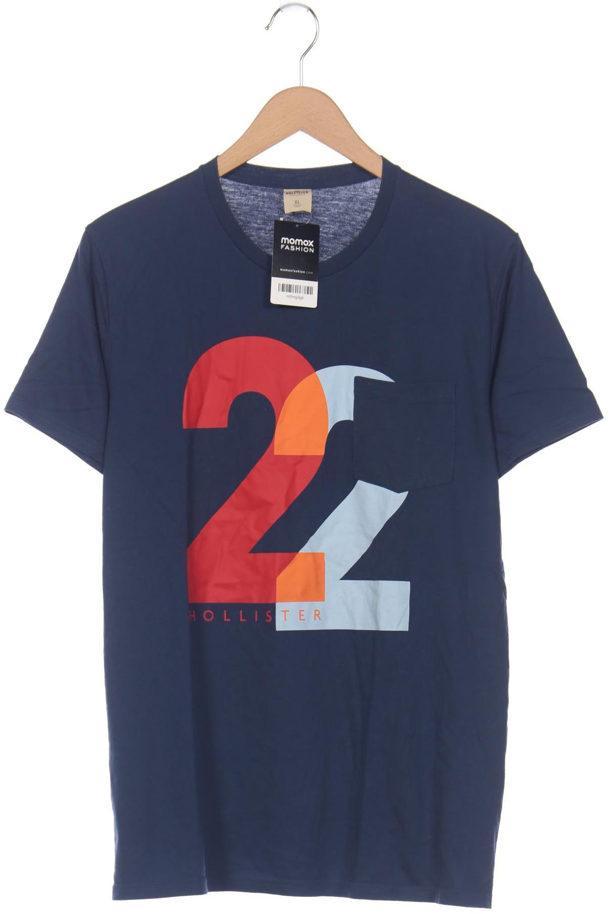 

Hollister Herren T-Shirt, marineblau, Gr. 54