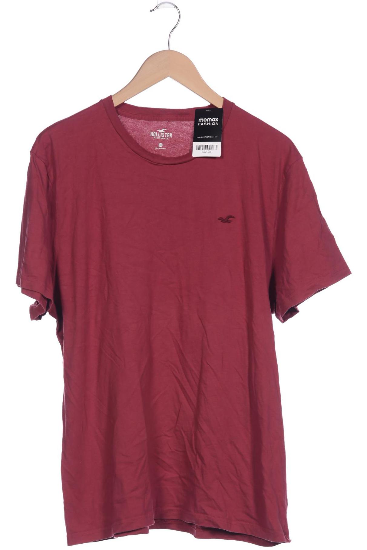 

Hollister Herren T-Shirt, bordeaux, Gr. 56
