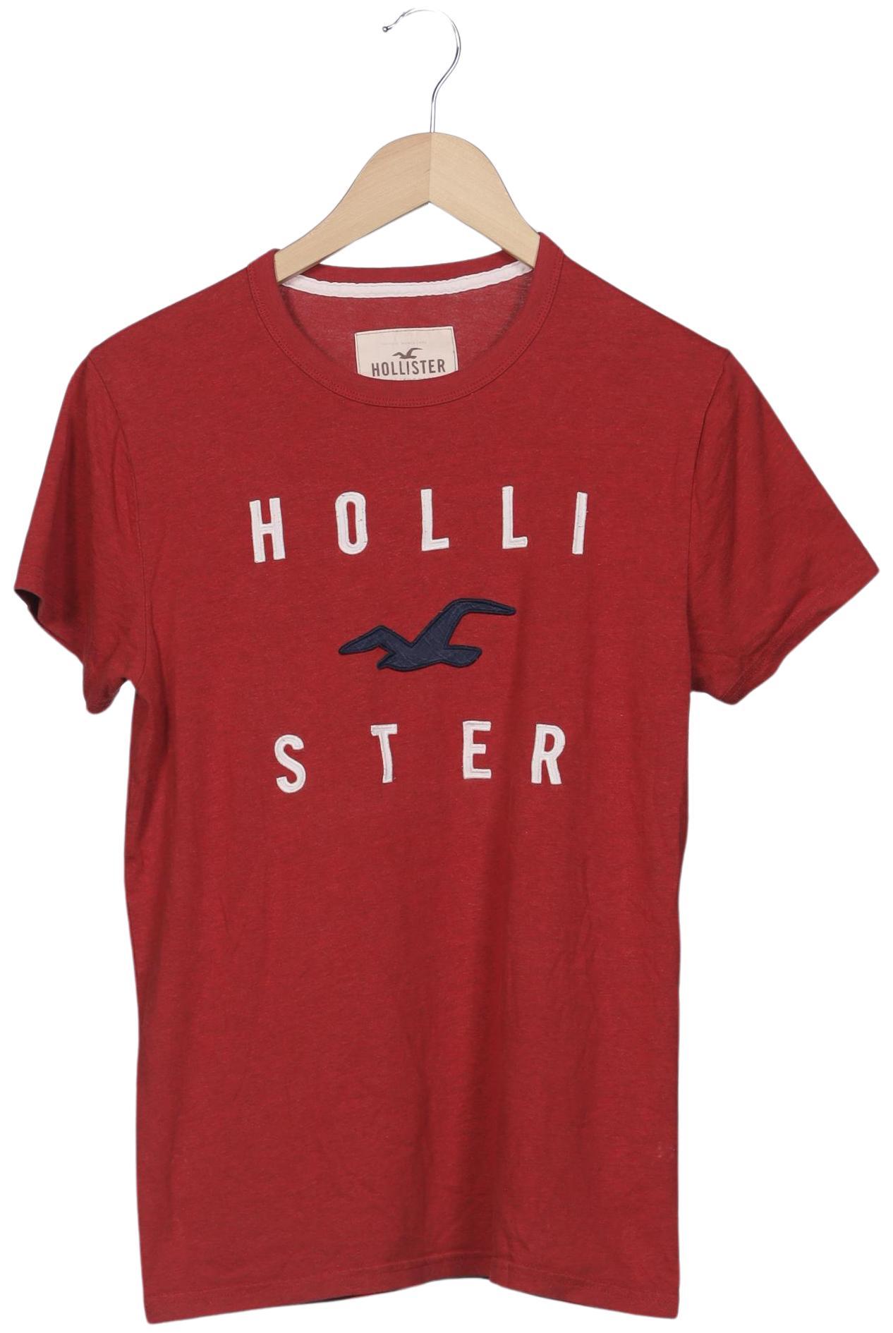 

Hollister Herren T-Shirt, bordeaux, Gr. 46