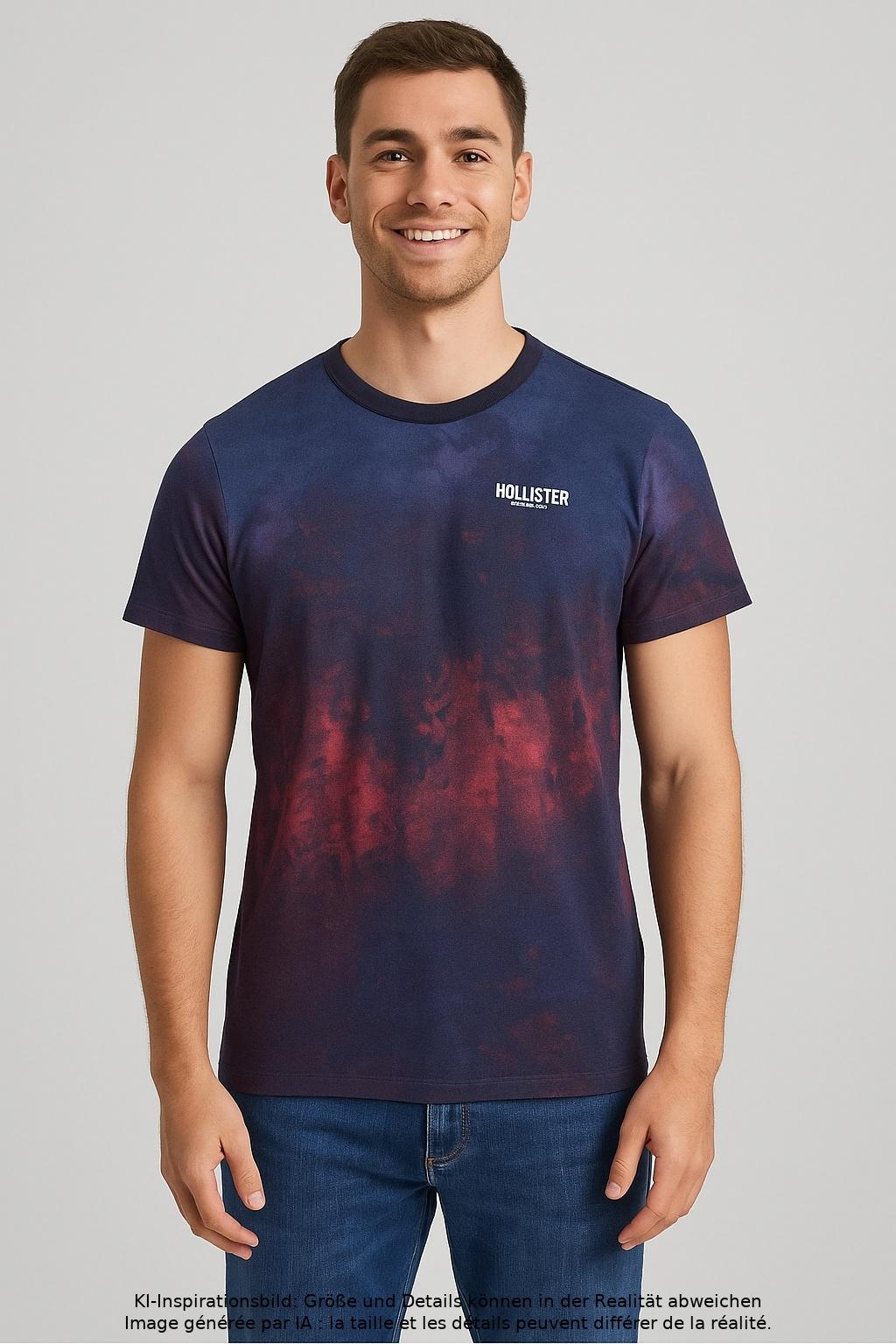 Thumbnail - Hollister Herren T-Shirt, mehrfarbig, Gr. 46