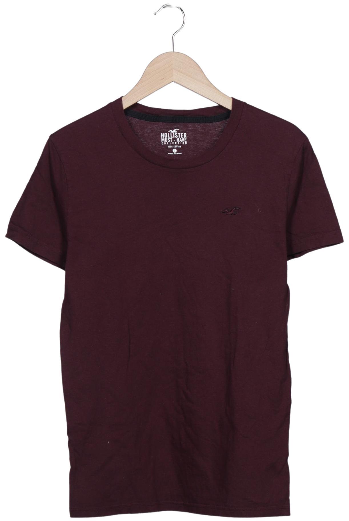 

Hollister Herren T-Shirt, bordeaux, Gr. 46