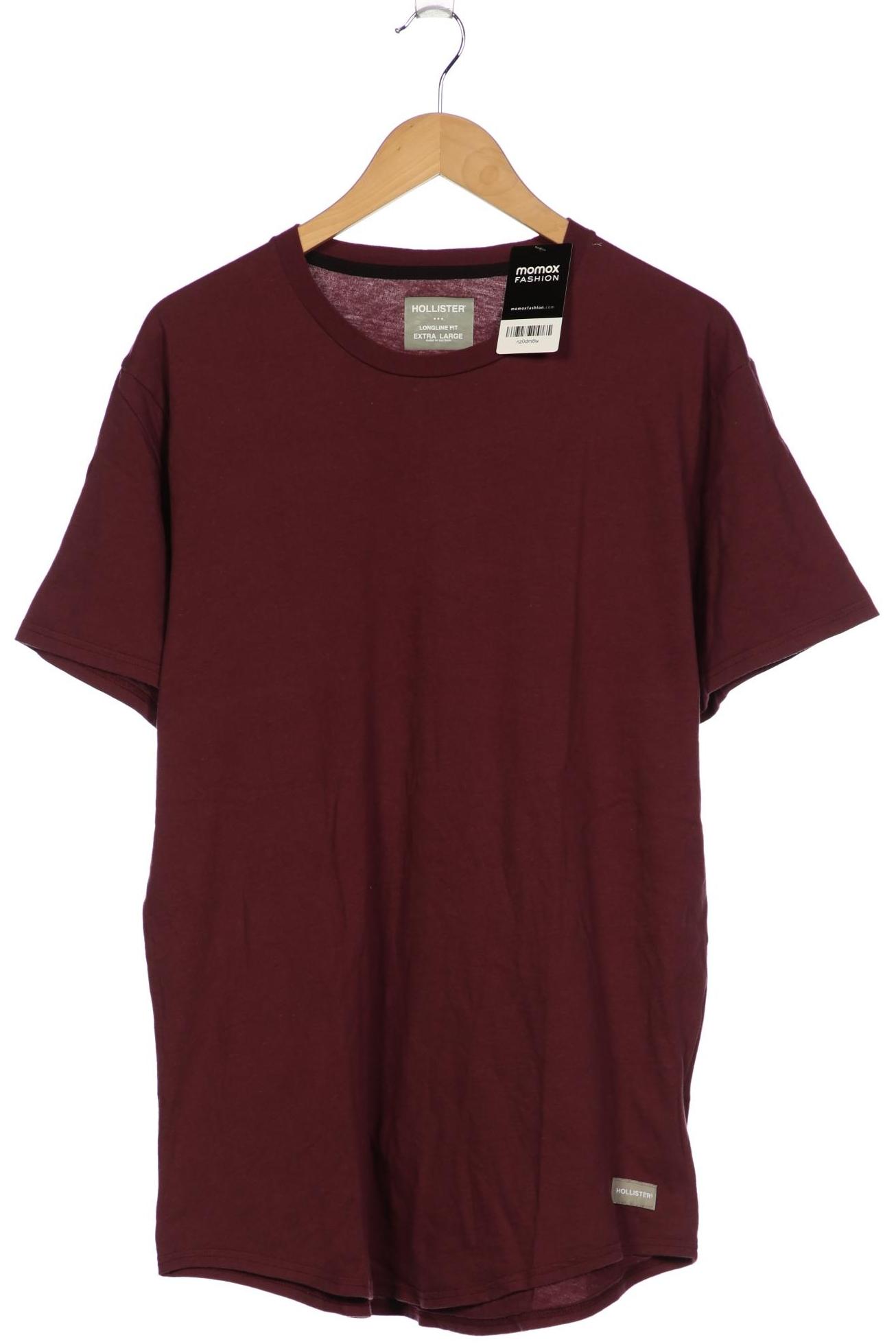

Hollister Herren T-Shirt, bordeaux, Gr. 54