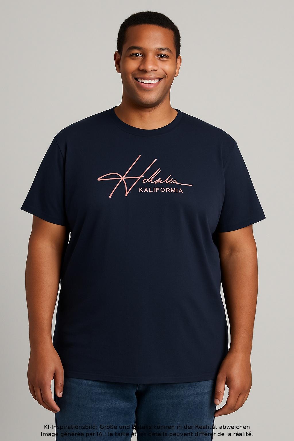 

Hollister Herren T-Shirt, marineblau, Gr. 56