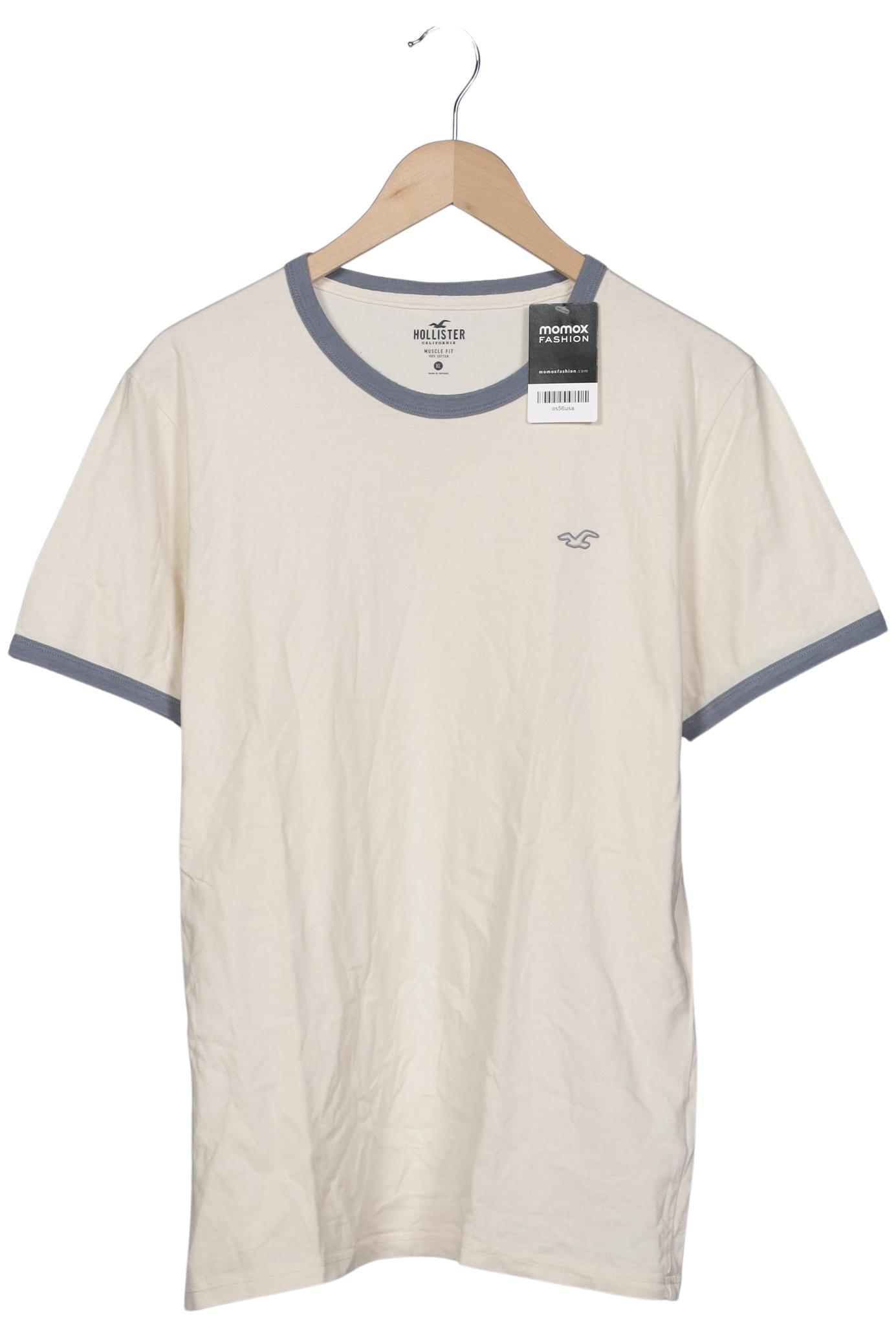

Hollister Herren T-Shirt, cremeweiß, Gr. 54