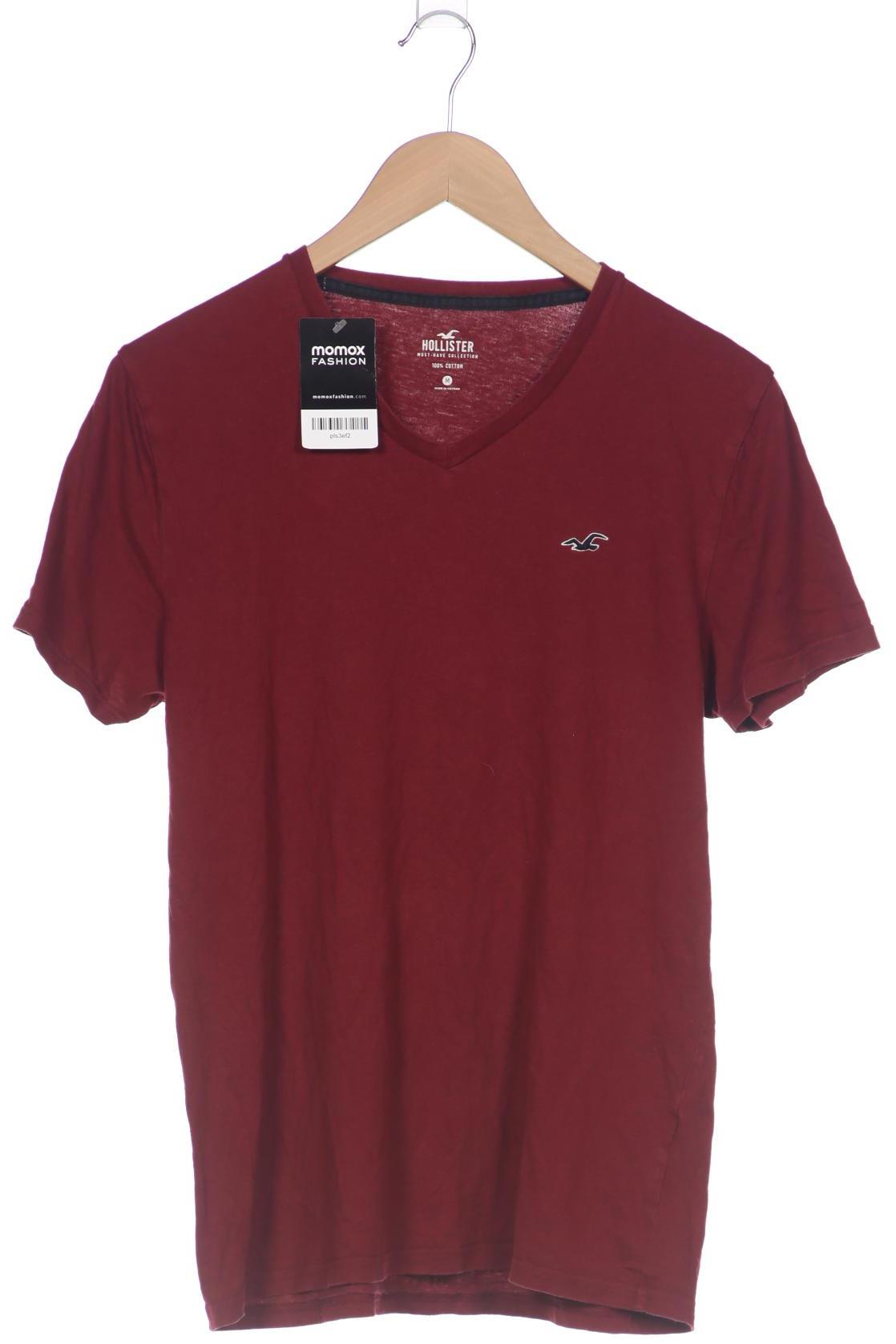 

Hollister Herren T-Shirt, bordeaux, Gr. 48