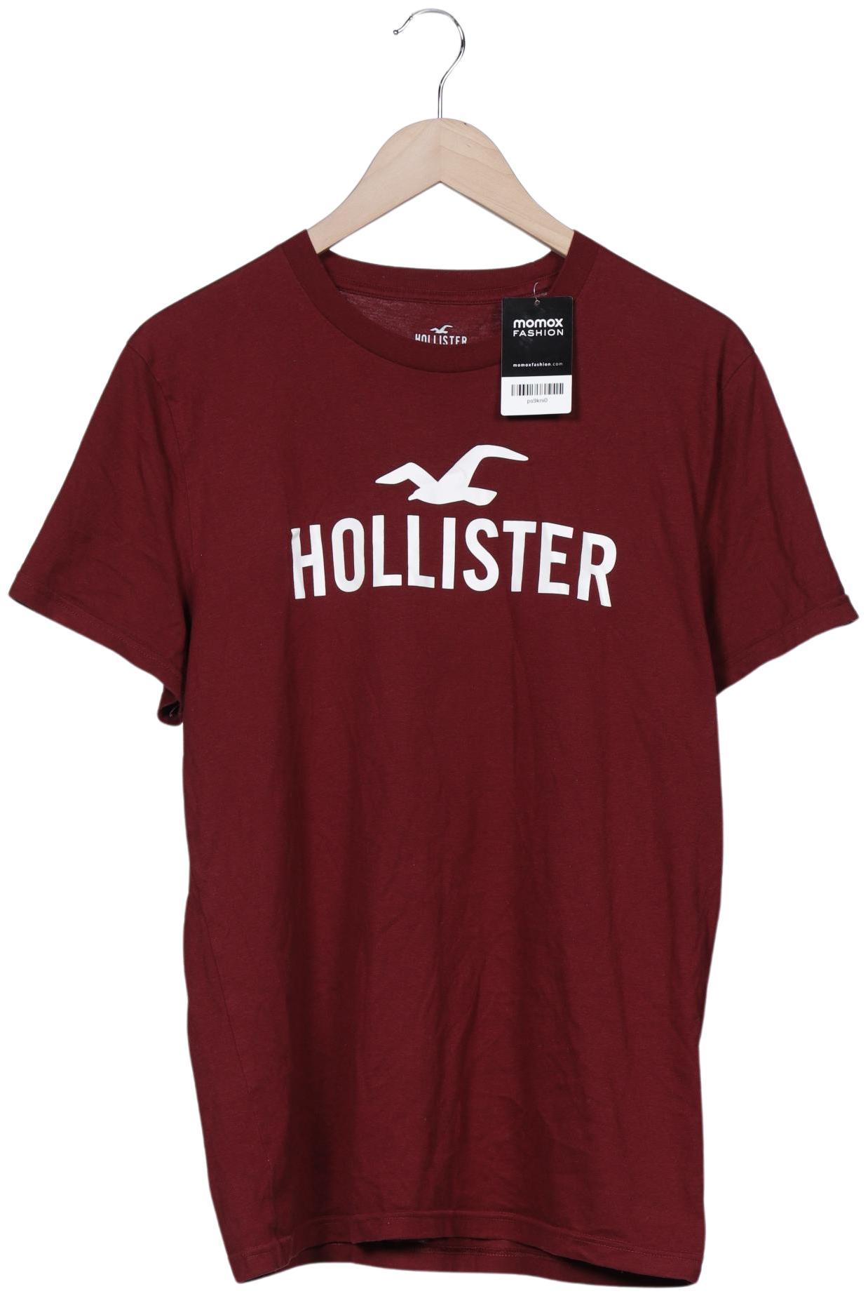 

Hollister Herren T-Shirt, bordeaux, Gr. 48