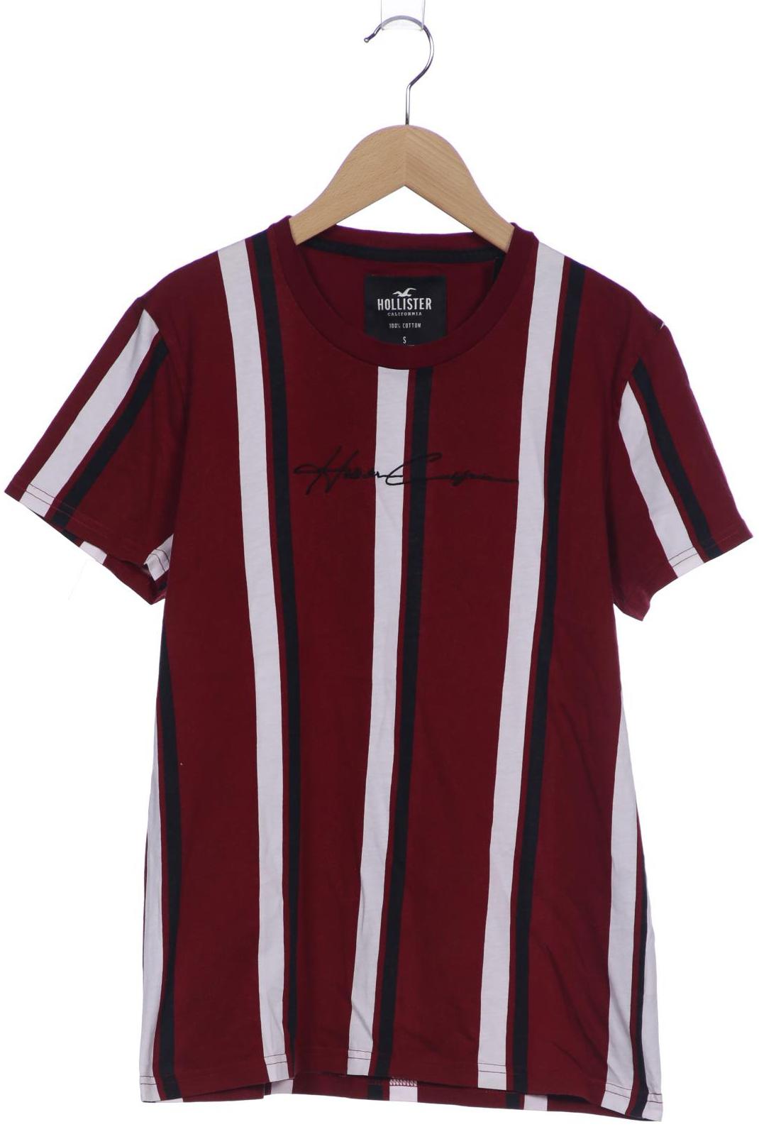 

Hollister Herren T-Shirt, bordeaux, Gr. 46