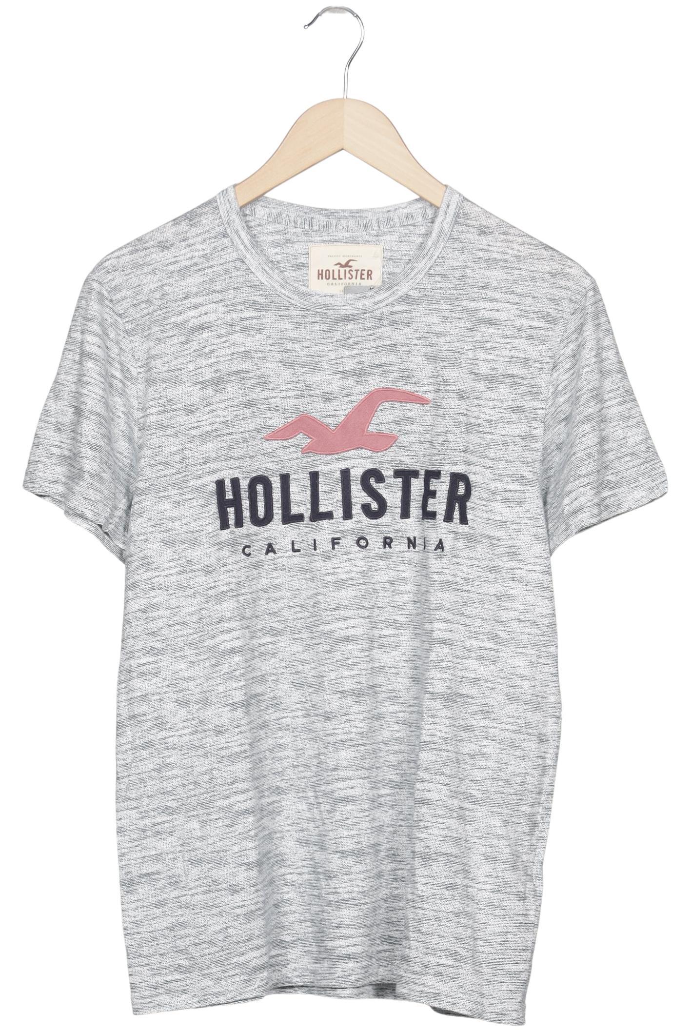 

Hollister Herren T-Shirt, grau, Gr. 48