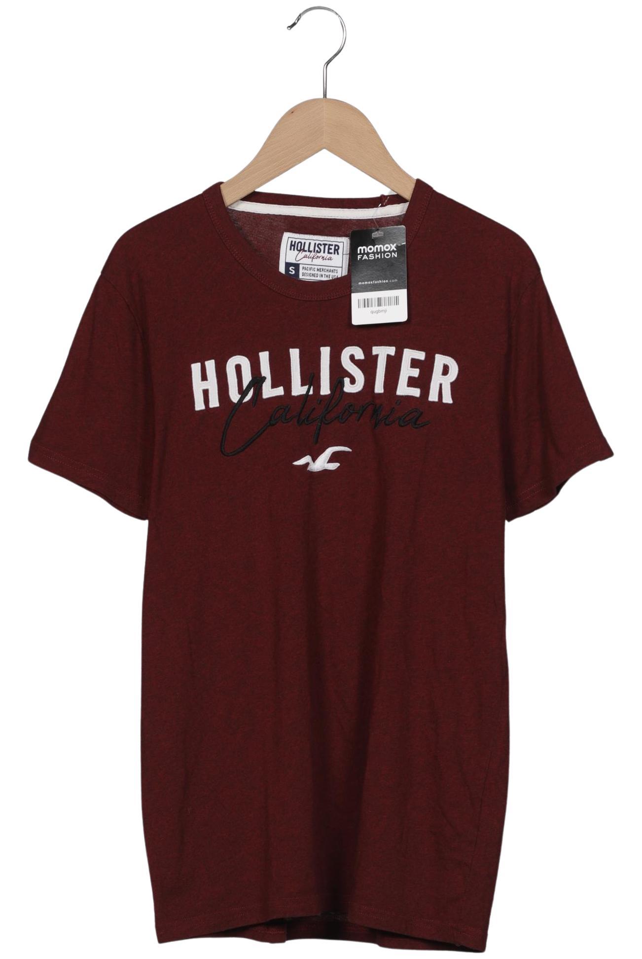 

Hollister Herren T-Shirt, bordeaux, Gr. 46