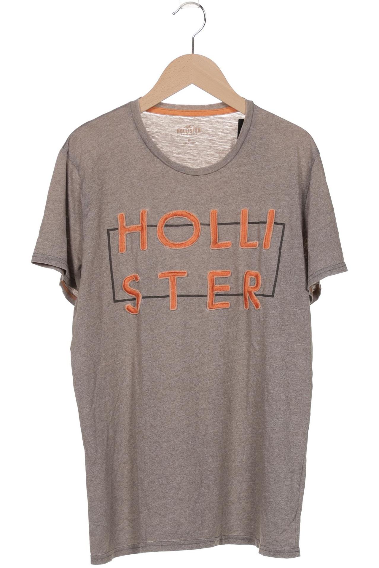 

Hollister Herren T-Shirt, grau, Gr. 48