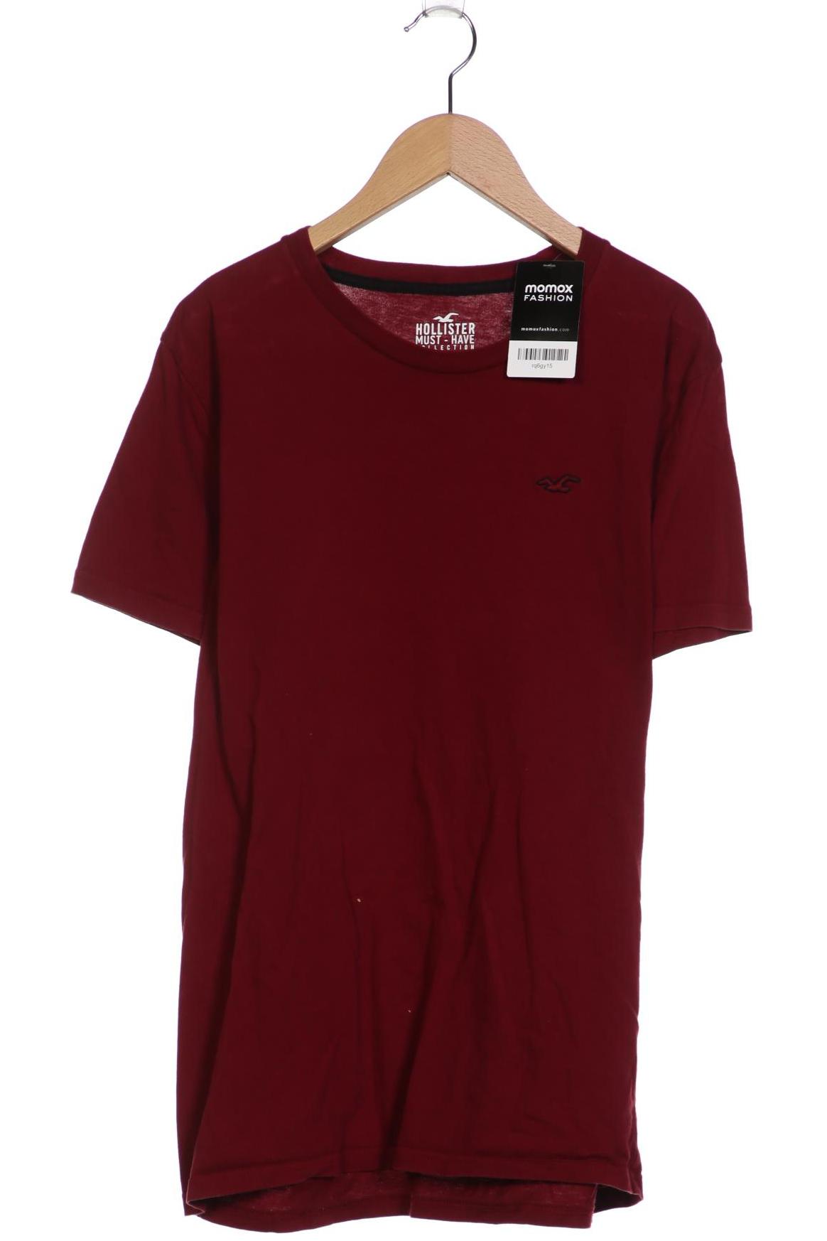 

Hollister Herren T-Shirt, bordeaux, Gr. 48