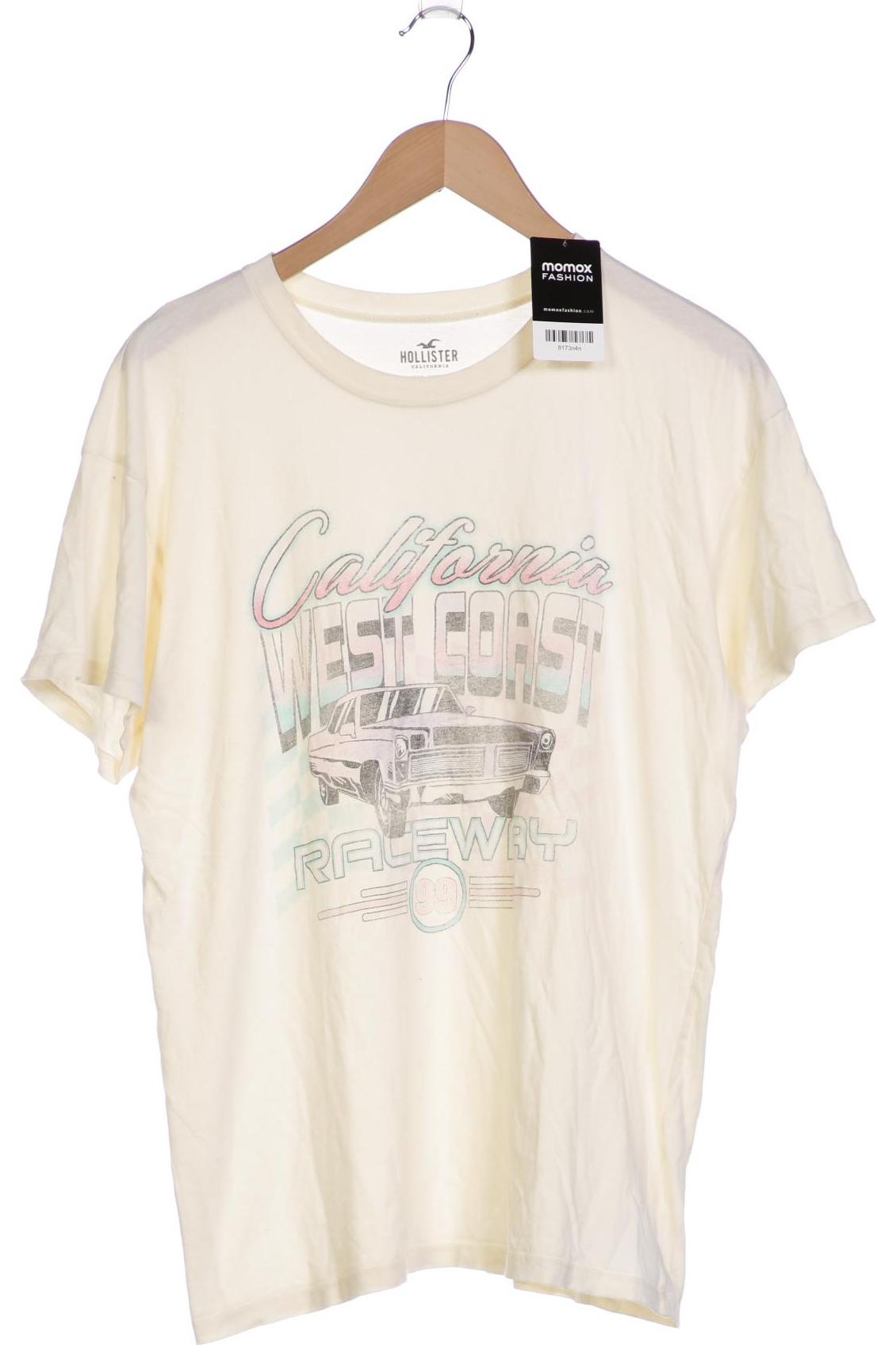 

Hollister Herren T-Shirt, cremeweiß, Gr. 48