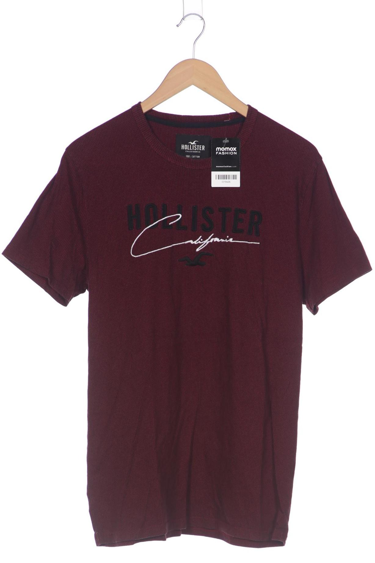 

Hollister Herren T-Shirt, bordeaux, Gr. 52