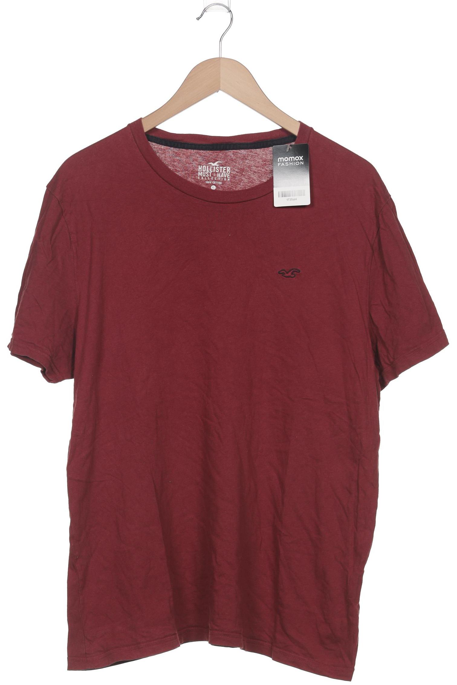 

Hollister Herren T-Shirt, bordeaux, Gr. 54