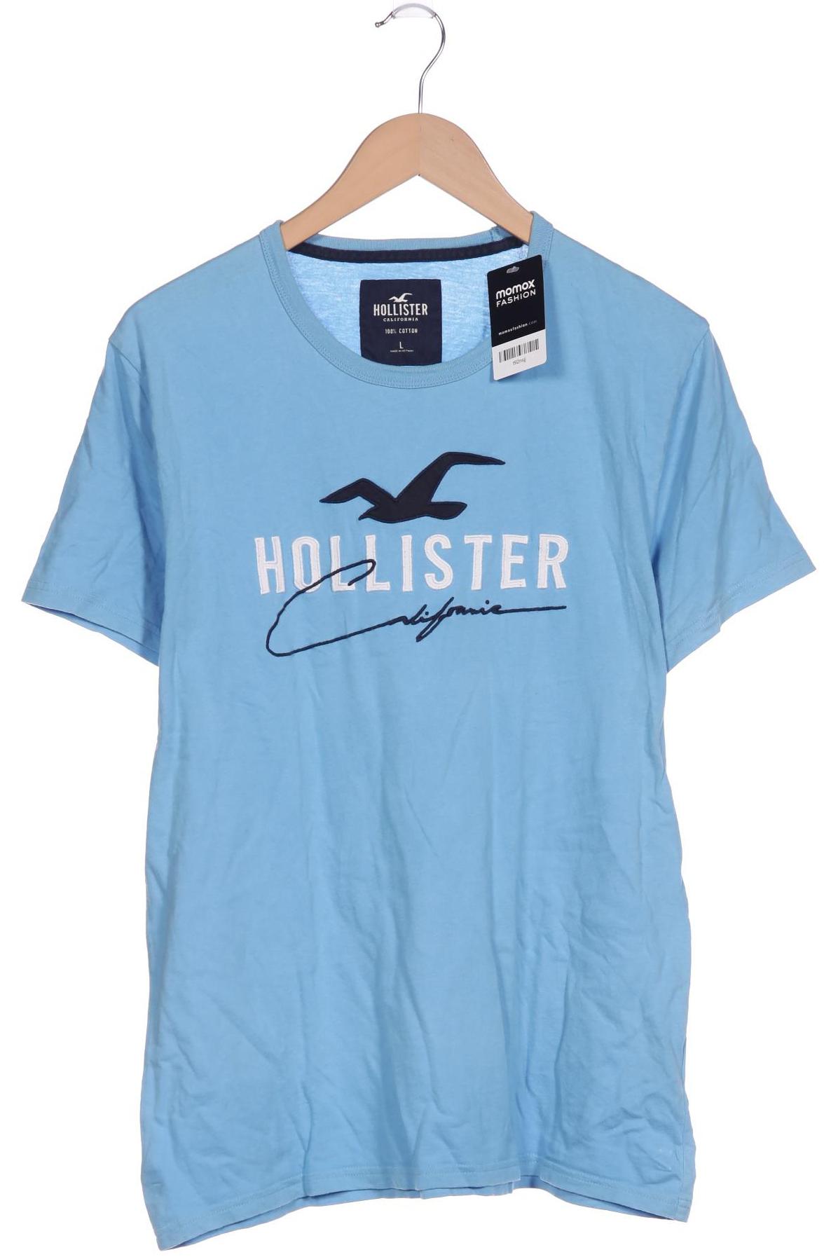 

Hollister Herren T-Shirt, blau, Gr. 52