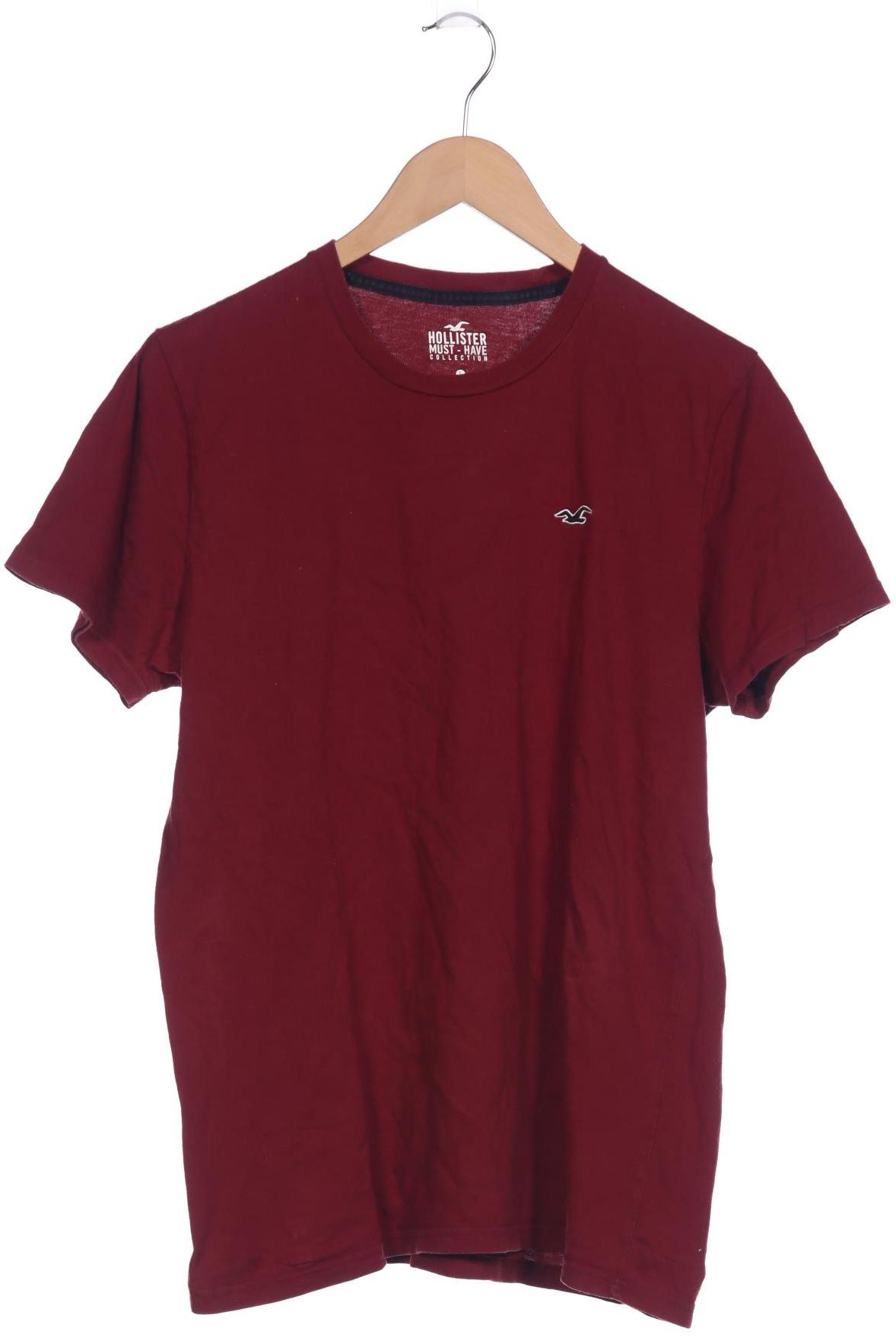 

Hollister Herren T-Shirt, bordeaux, Gr. 52