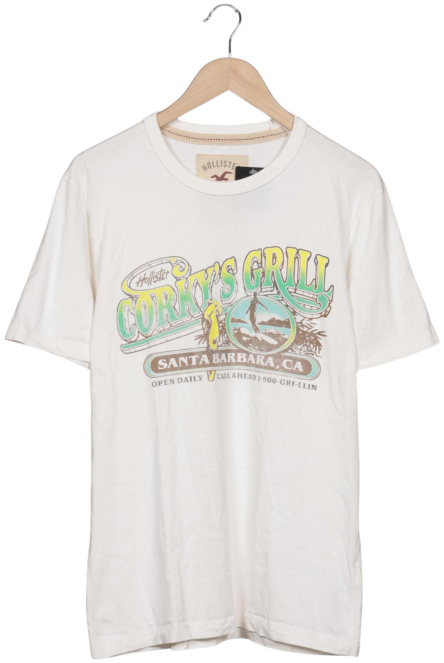 

Hollister Herren T-Shirt, cremeweiß, Gr. 52