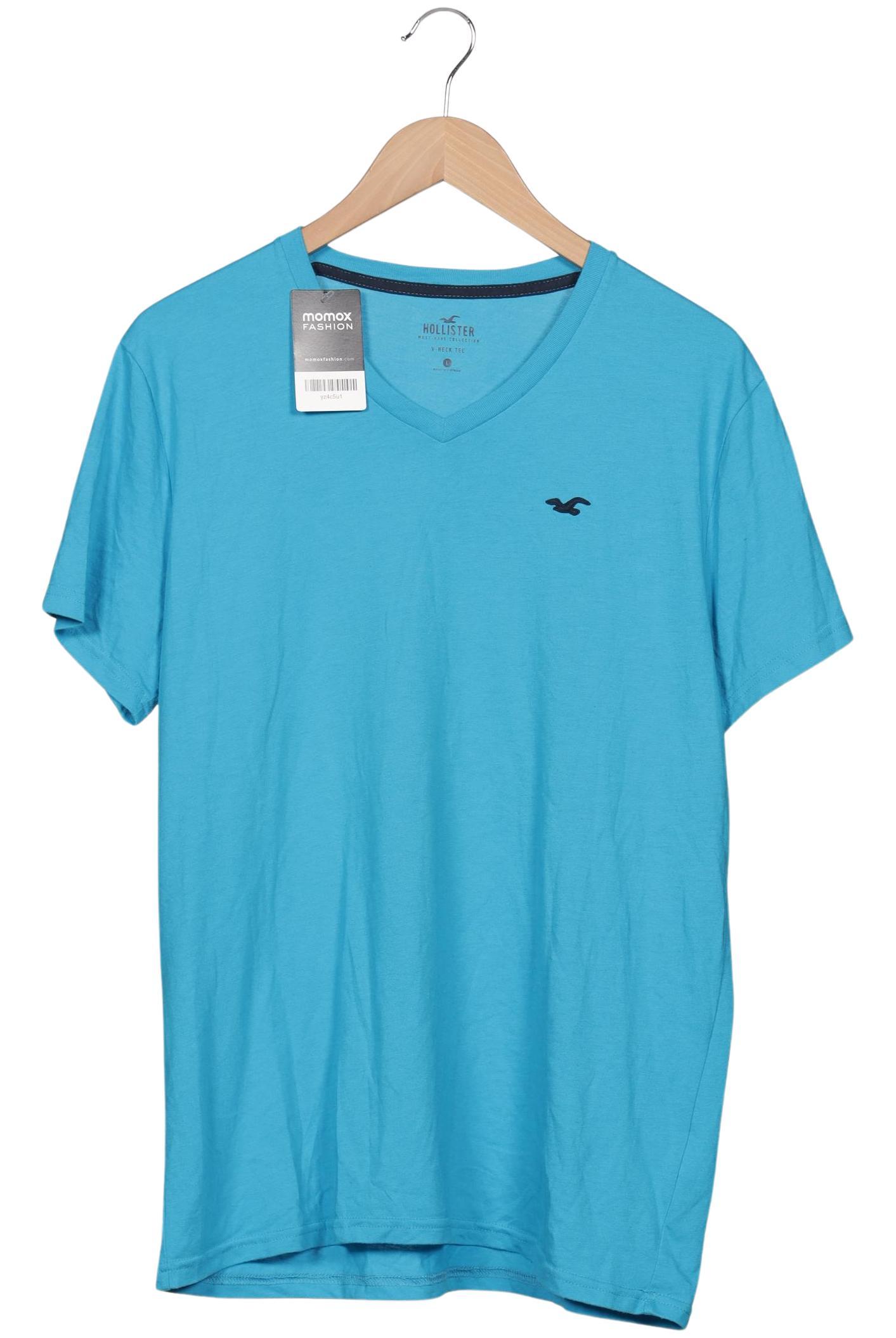 

Hollister Herren T-Shirt, blau, Gr. 52